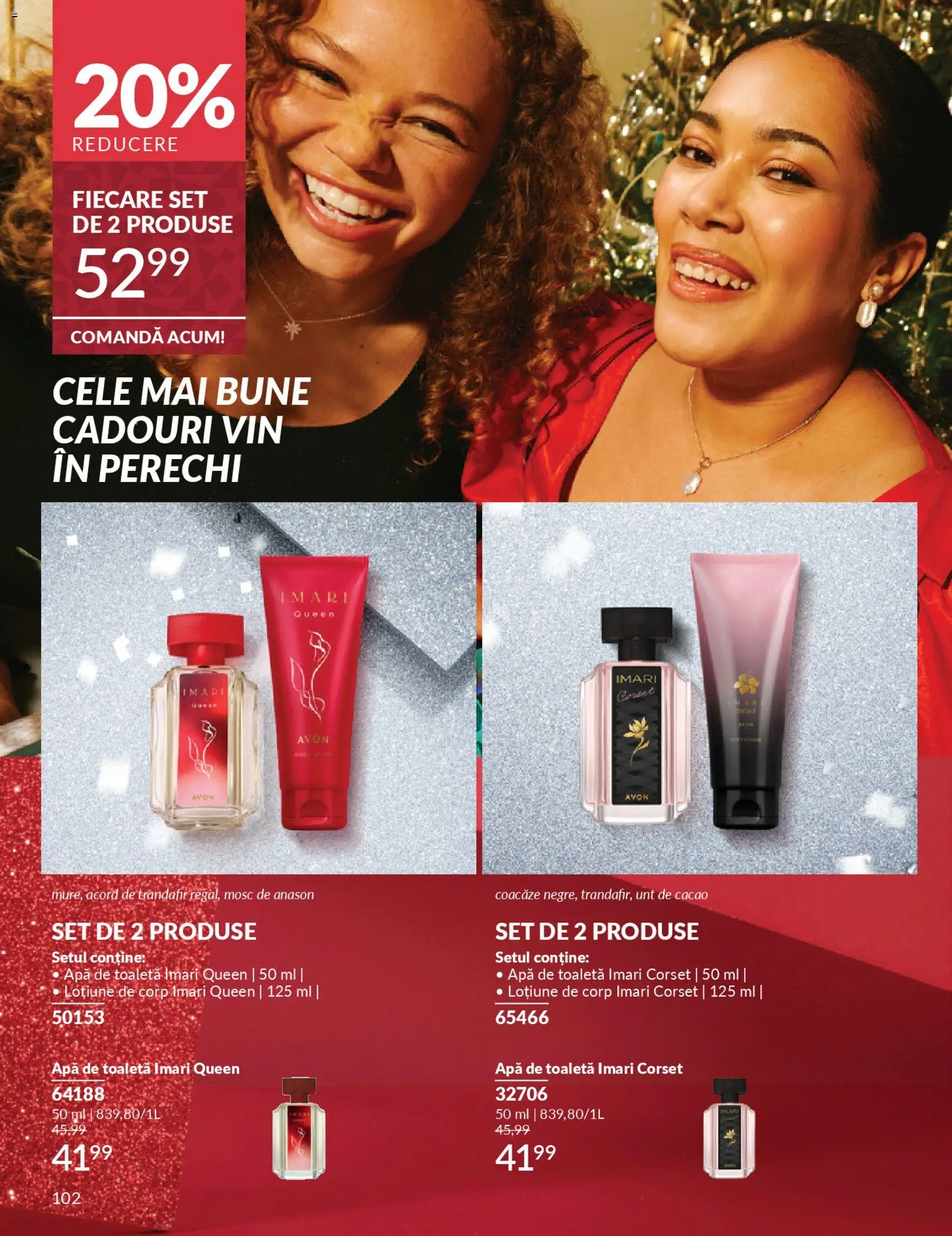 Catalog Avon 1 - 29 Noiembrie 2025 | Pagina 102 | Produse: Trandafir, Unt, Cacao, Apă