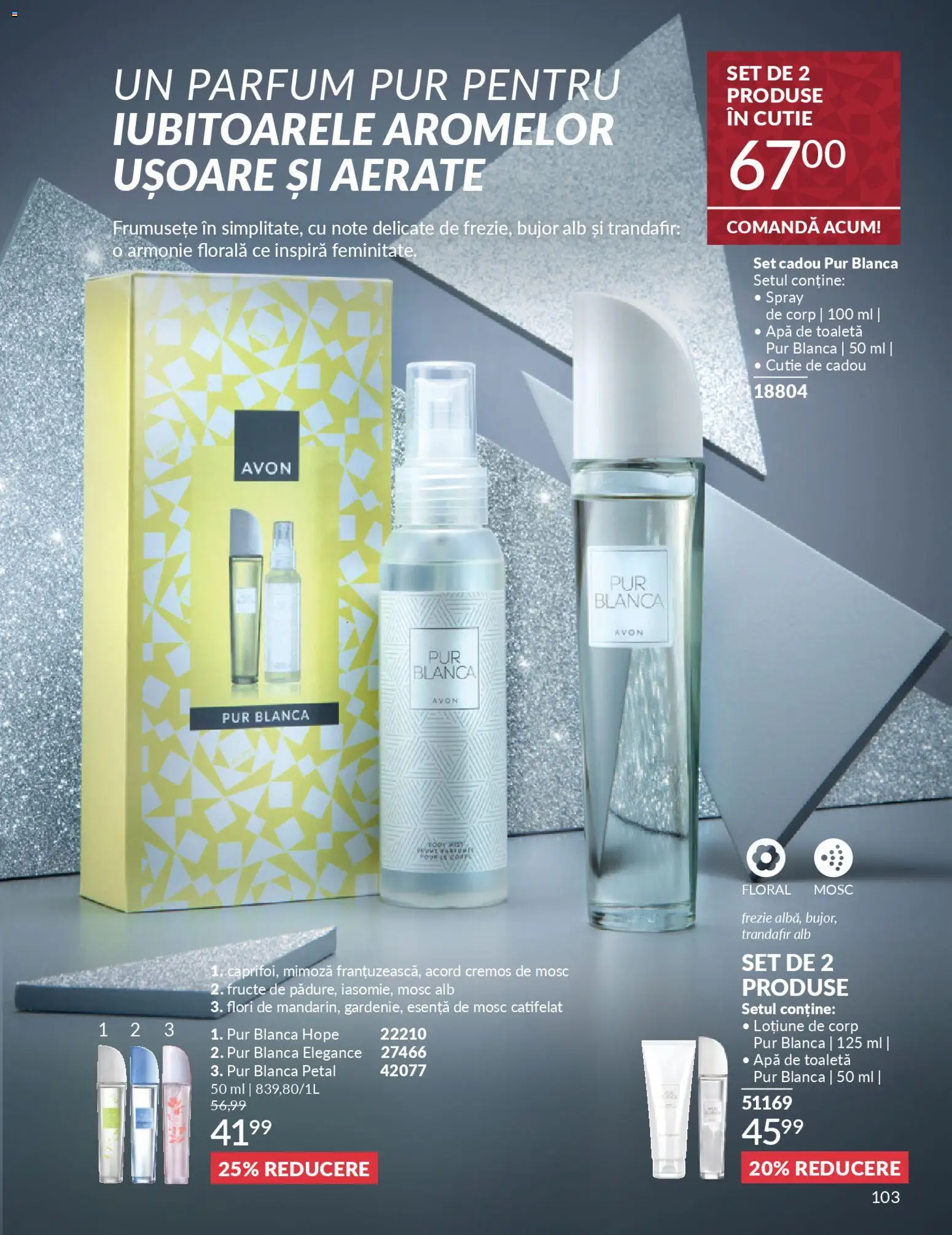 Catalog Avon 1 - 29 Noiembrie 2025 | Pagina 103 | Produse: Cutie, Toaletă, Parfum, Apă