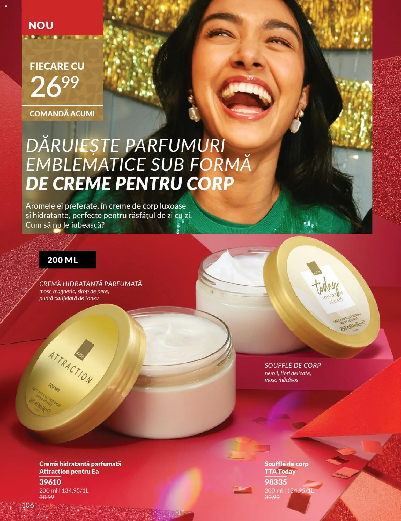 Catalog Avon 1 - 29 Noiembrie 2025 | Pagina 106 | Produse: Arapsaçı, Pudră, Cremă, Sirop