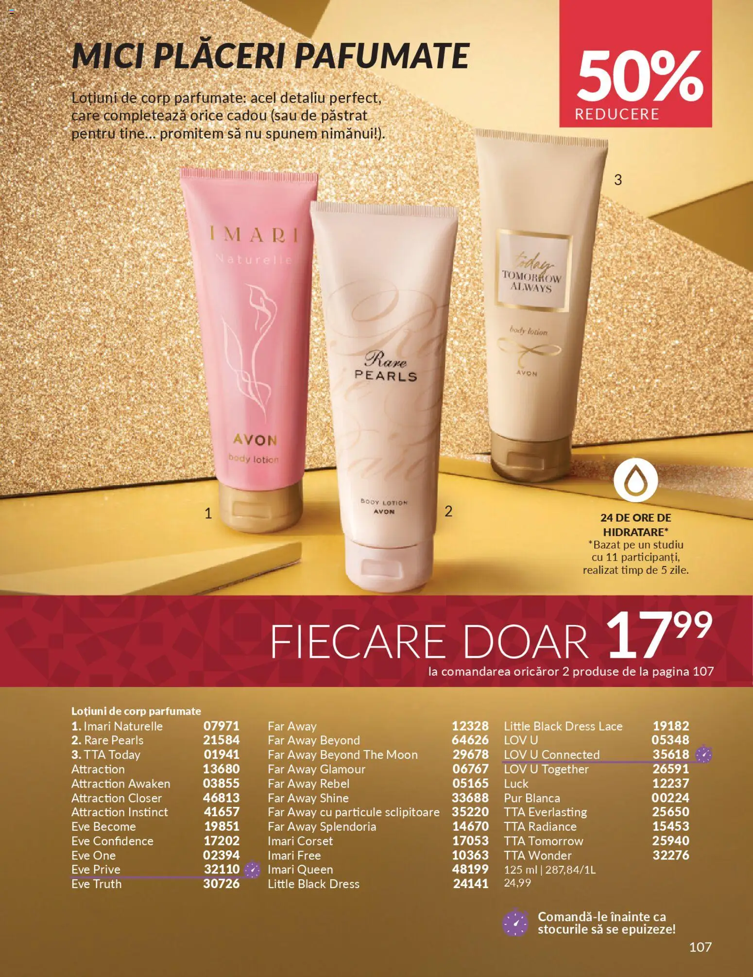 Catalog Avon 1 - 29 Noiembrie 2025 | Pagina 107 | Produse: Body, Mici