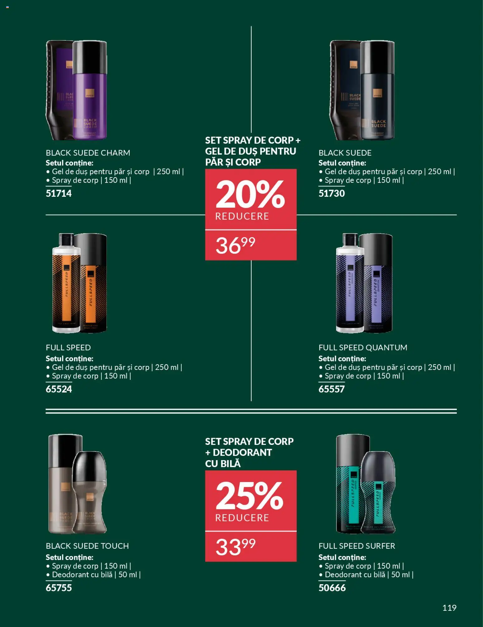Catalog Avon 1 - 29 Noiembrie 2025 | Pagina 119 | Produse: Duș, Gel de duș, Deodorant