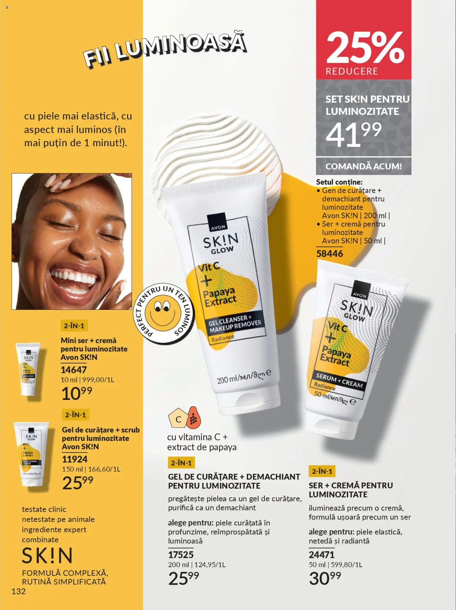 Catalog Avon 1 - 29 Noiembrie 2025 | Pagina 132 | Produse: Serum, Gel de curățare, Scrub, Boncuklu Oyuncakları