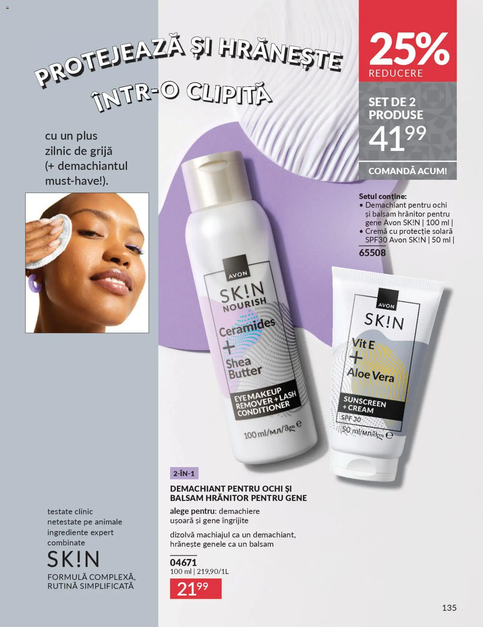 Catalog Avon 1 - 29 Noiembrie 2025 | Pagina 135 | Produse: Aloe vera, Balsam, Cremă, Protecție solară