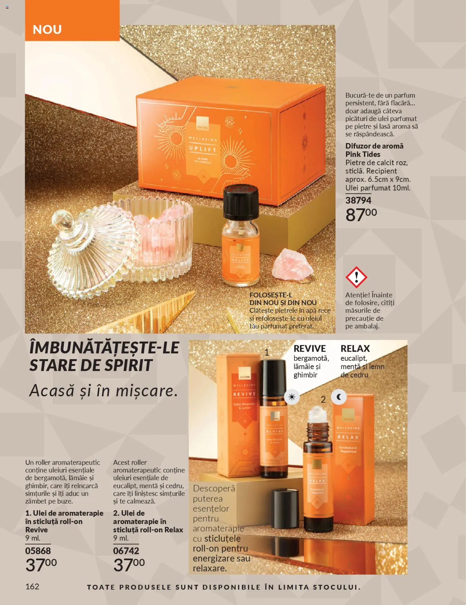 Catalog Avon 1 - 29 Noiembrie 2025 | Pagina 162 | Produse: Difuzor, Ulei parfumat, Apă, Lămâie
