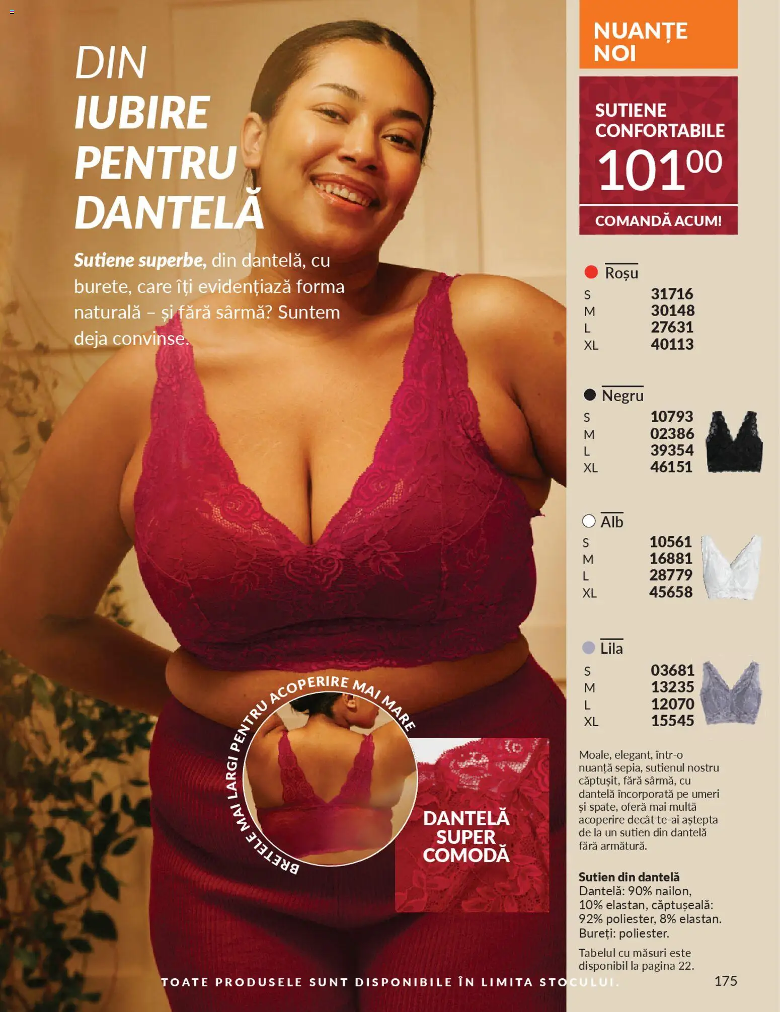 Catalog Avon 1 - 29 Noiembrie 2025 | Pagina 175 | Produse: Comodă, Sutien