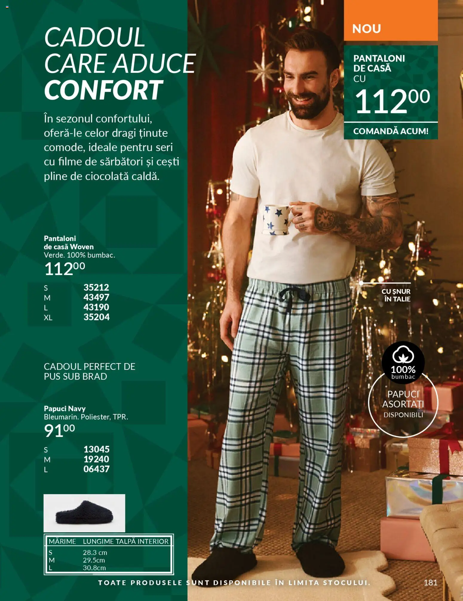 Catalog Avon 1 - 29 Noiembrie 2025 | Pagina 181 | Produse: Ciocolată, Pantaloni, Papuci