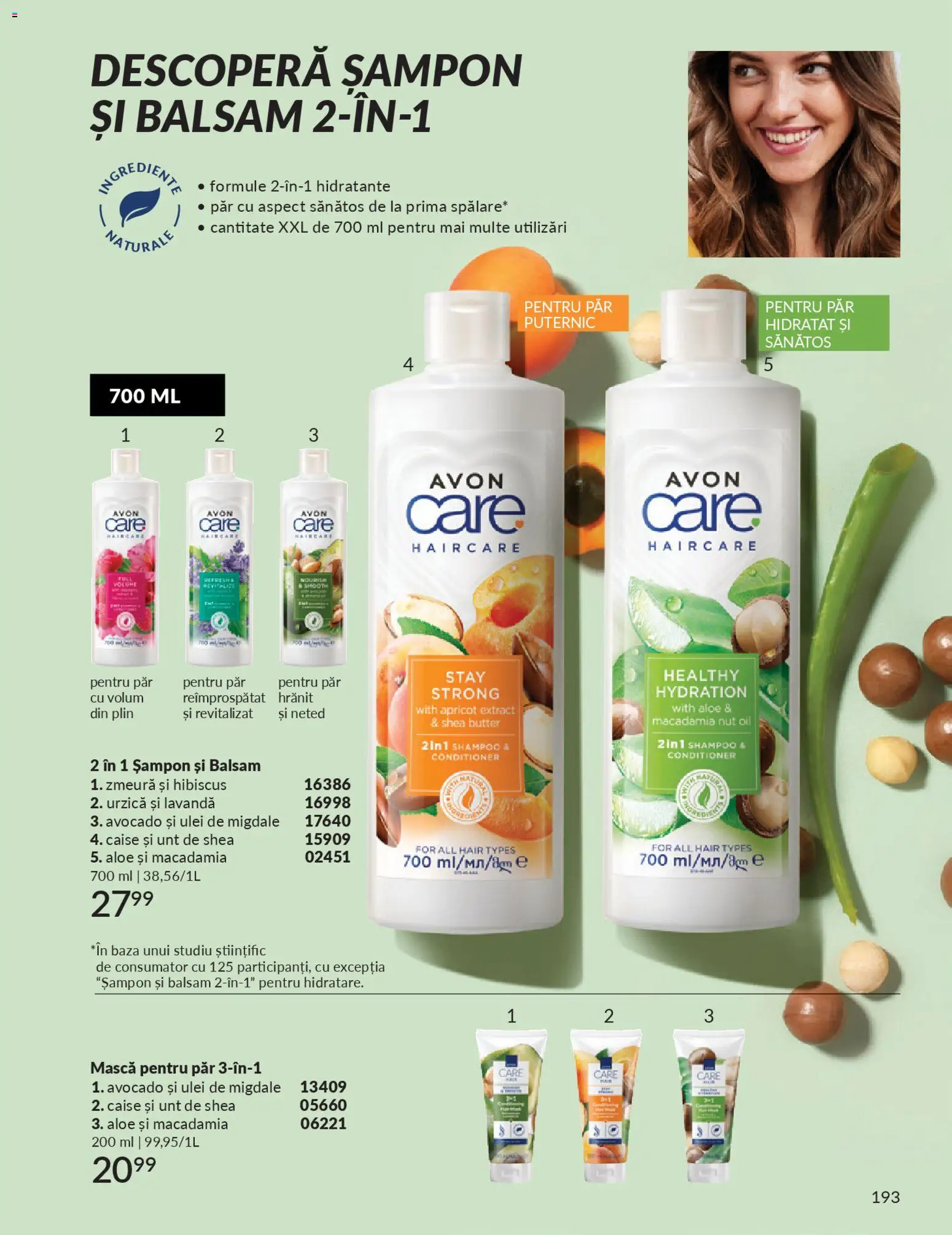 Catalog Avon 1 - 29 Noiembrie 2025 | Pagina 193 | Produse: Migdale, Șampon, Unt, Ulei