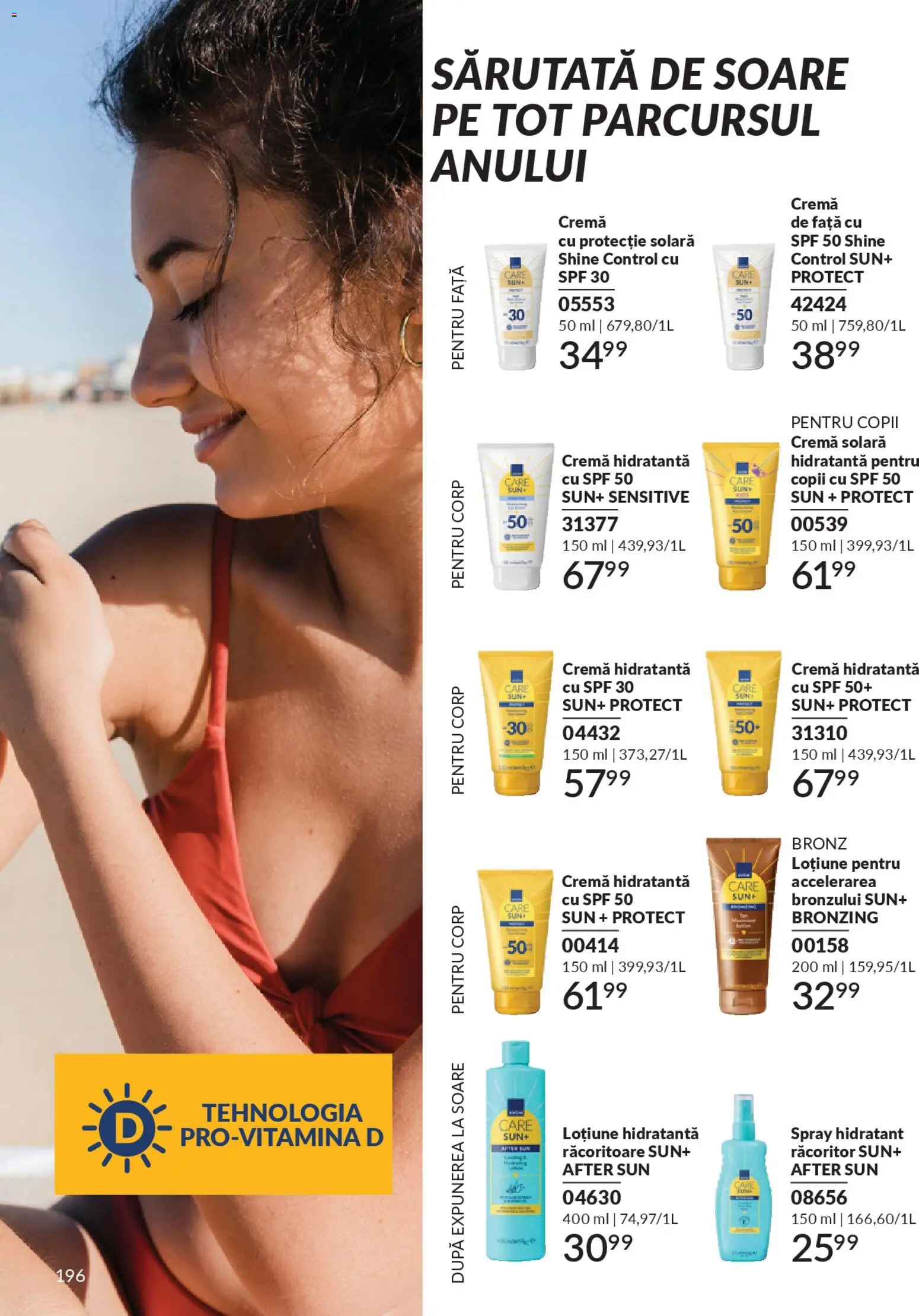 Catalog Avon 1 - 29 Noiembrie 2025 | Pagina 196 | Produse: Arapsaçı, Cremă, Protecție solară