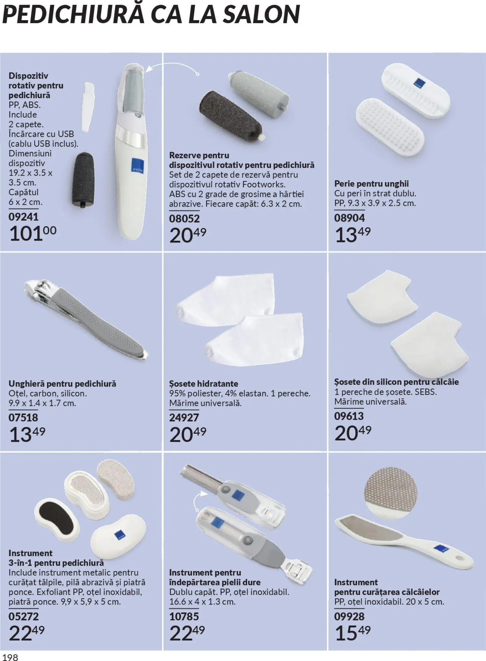Catalog Avon 1 - 29 Noiembrie 2025 | Pagina 198 | Produse: Exfoliant, Cablu, Usb, Șosete
