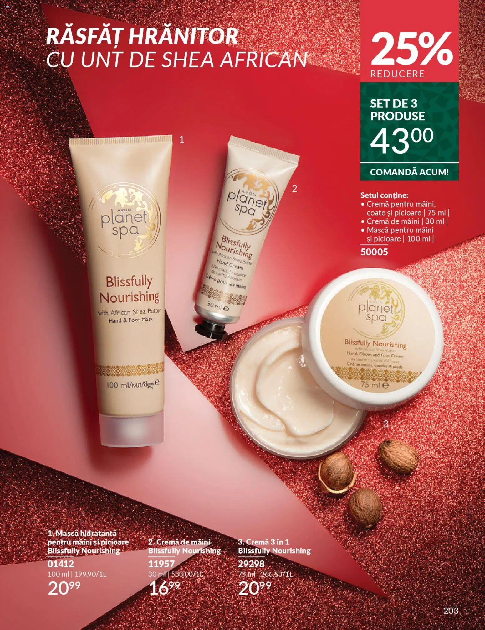 Catalog Avon 1 - 29 Noiembrie 2025 | Pagina 203 | Produse: Unt, Cremă, Cremă de mâini