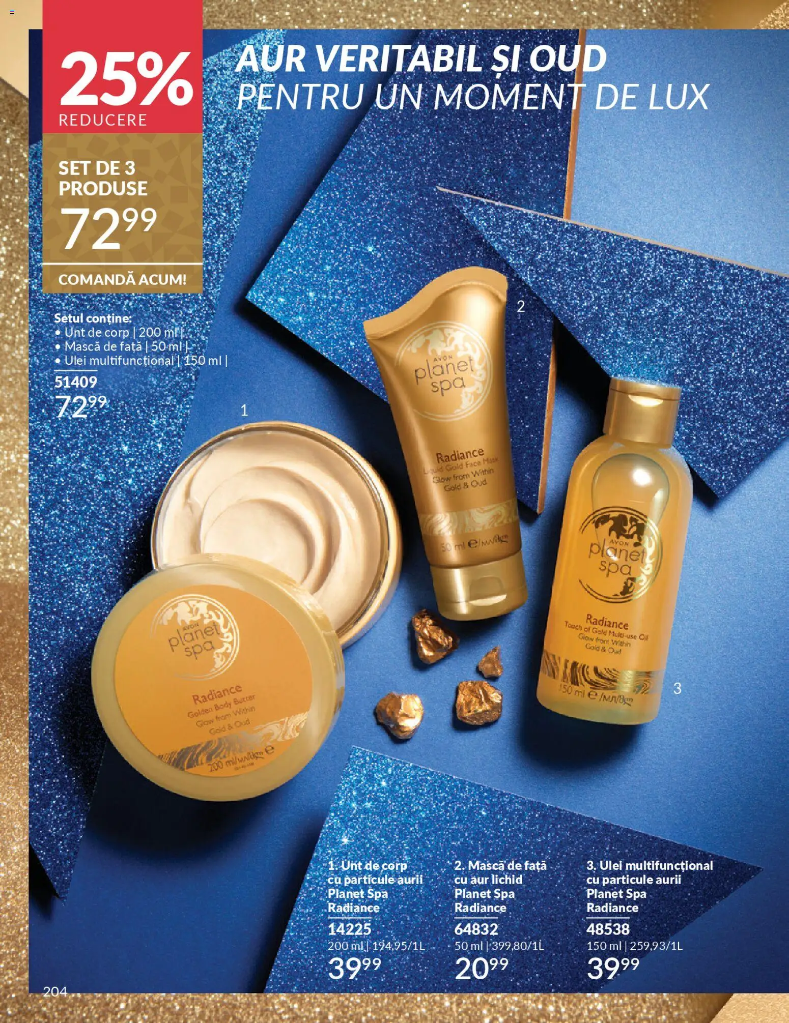 Catalog Avon 1 - 29 Noiembrie 2025 | Pagina 204 | Produse: Unt de corp, Body, Unt, Ulei