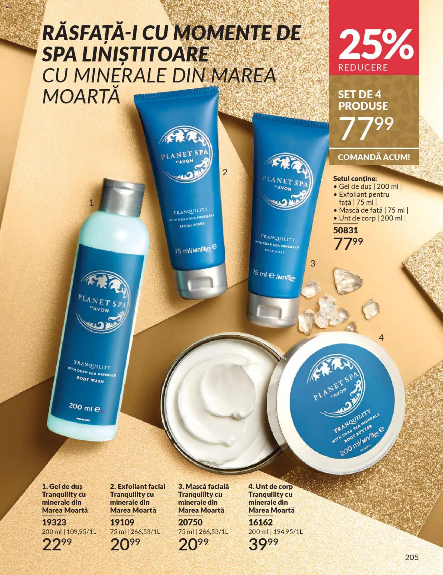Catalog Avon 1 - 29 Noiembrie 2025 | Pagina 205 | Produse: Unt de corp, Scrub, Duș, Unt