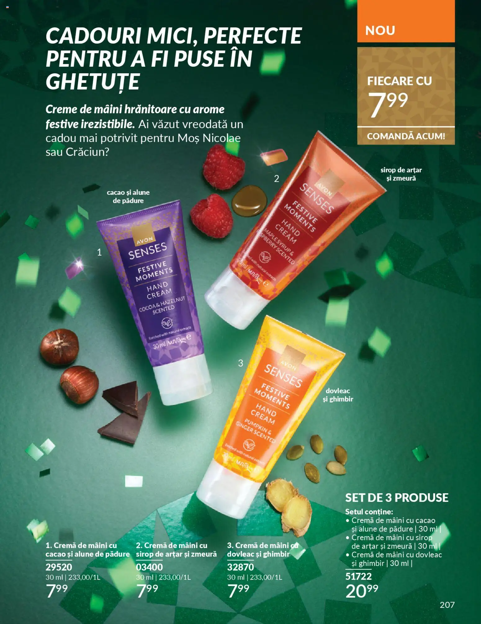 Catalog Avon 1 - 29 Noiembrie 2025 | Pagina 207 | Produse: Zmeură, Alune, Sirop de arțar, Sirop
