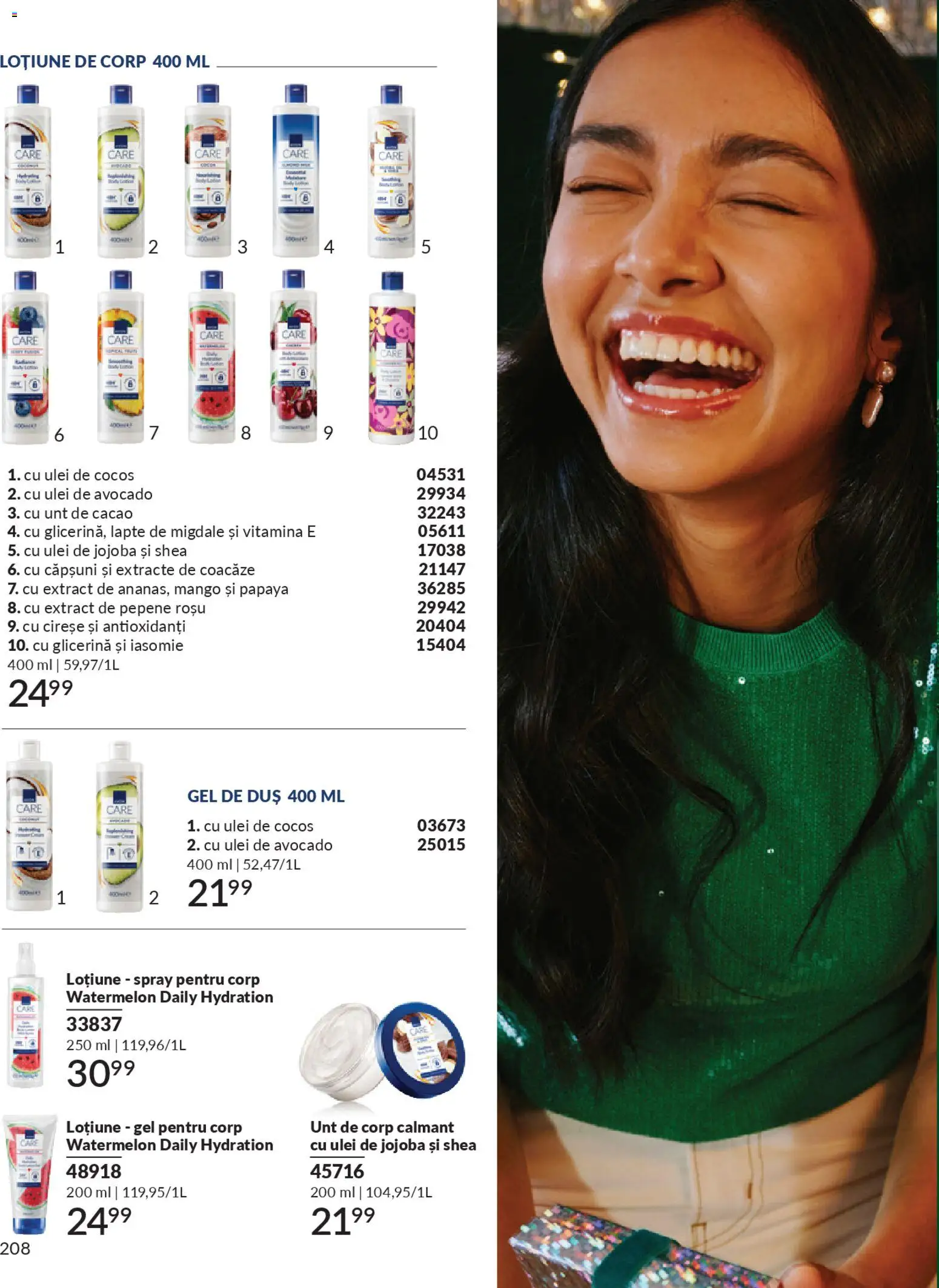 Catalog Avon 1 - 29 Noiembrie 2025 | Pagina 208 | Produse: Duș, Migdale, Cacao, Avocado