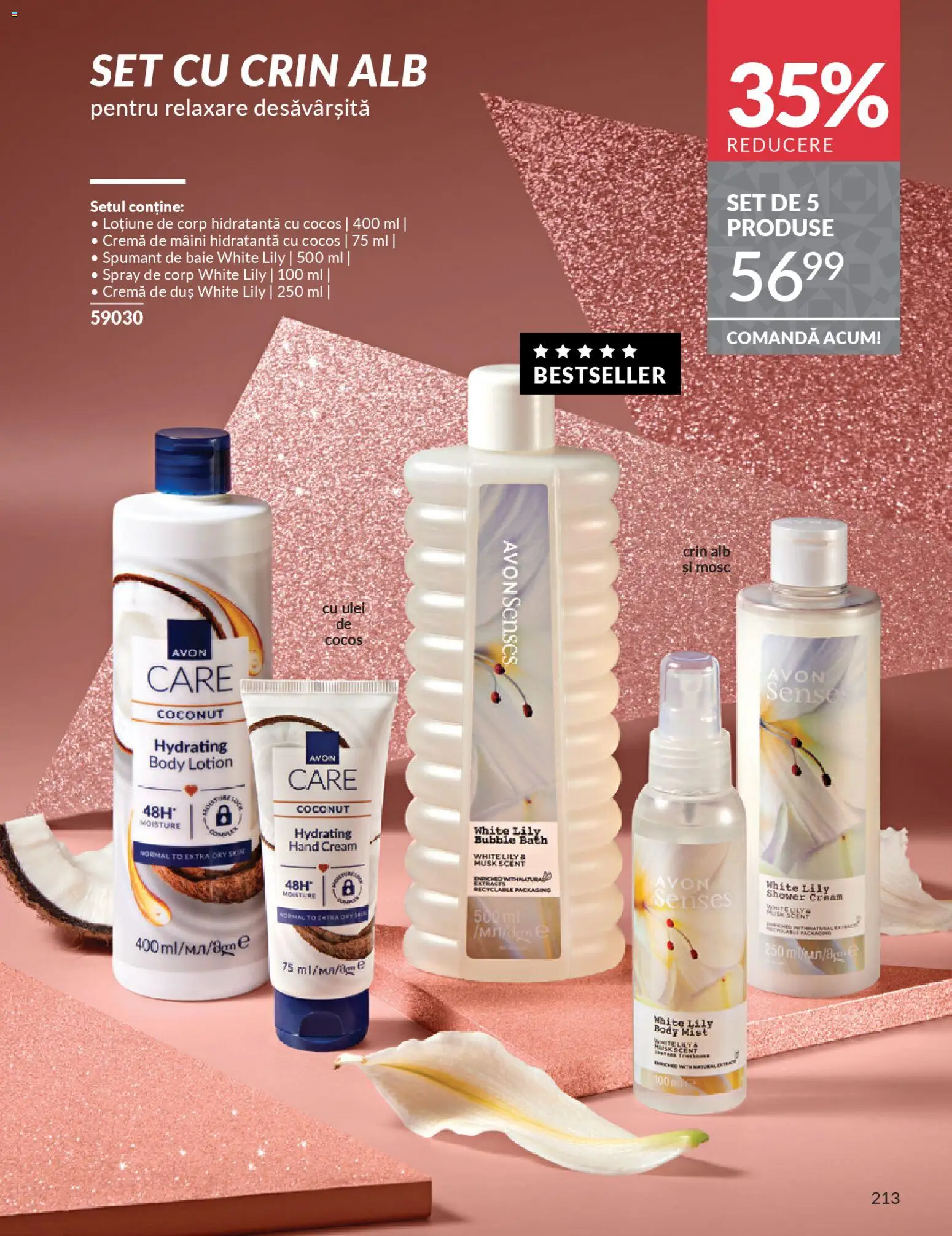 Catalog Avon 1 - 29 Noiembrie 2025 | Pagina 213 | Produse: Body, Duș, Cremă, Cremă de mâini