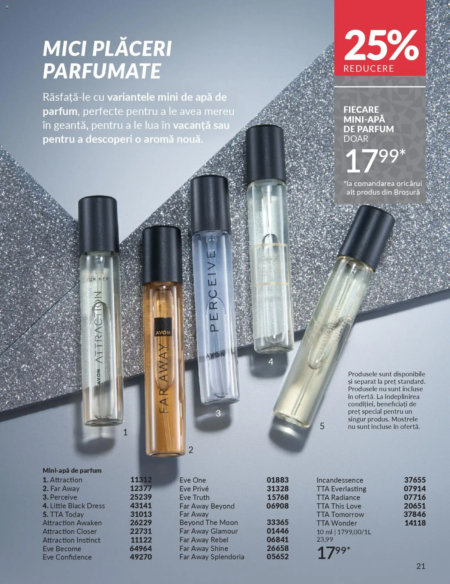 Catalog Avon 1 - 29 Noiembrie 2025 | Pagina 23 | Produse: Mici, Parfum, Apă
