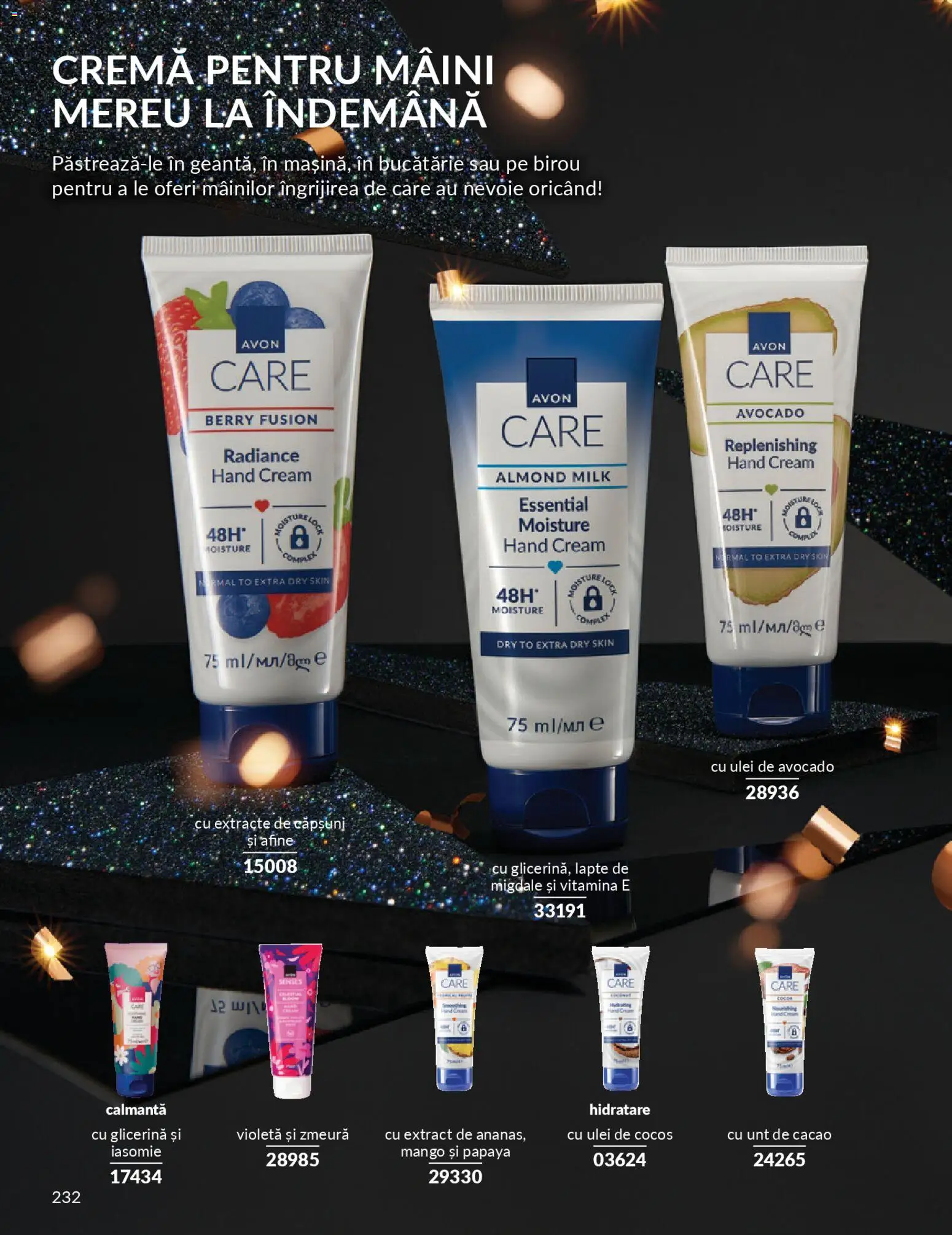 Catalog Avon 1 - 29 Noiembrie 2025 | Pagina 232 | Produse: Çikolatalı gofret, Bucătărie, Migdale, Mango