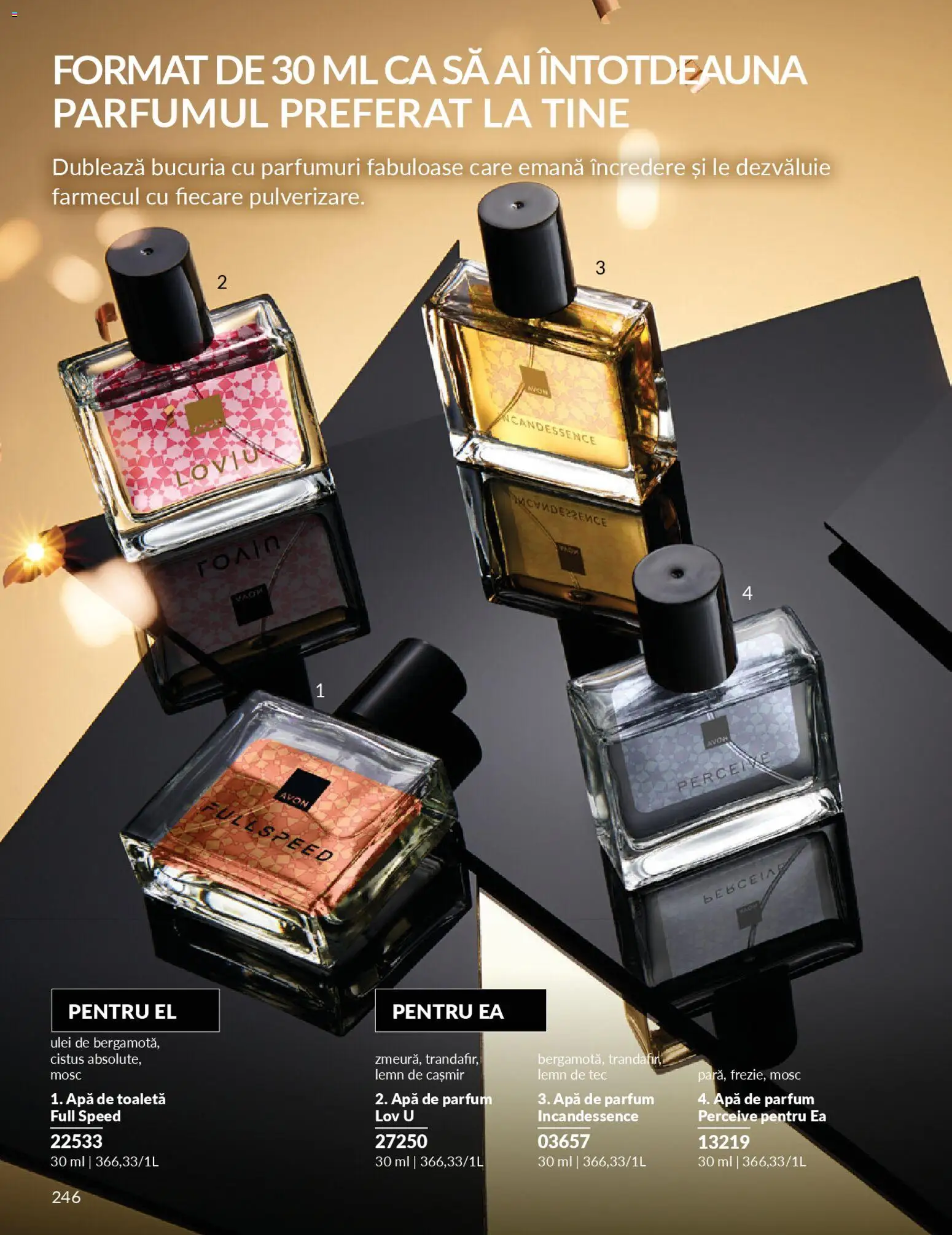 Catalog Avon 1 - 29 Noiembrie 2025 | Pagina 246 | Produse: Toaletă, Parfum, Apă de toaletă, Apă