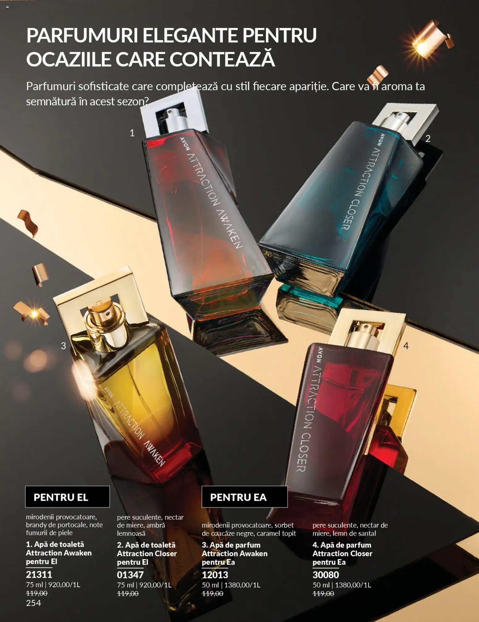 Catalog Avon 1 - 29 Noiembrie 2025 | Pagina 254 | Produse: Apă de parfum, Toaletă, Parfum, Apă