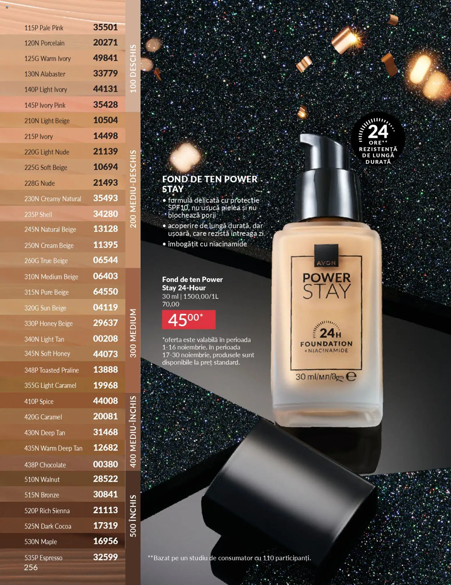Catalog Avon 1 - 29 Noiembrie 2025 | Pagina 256 | Produse: Fond de ten, Praline