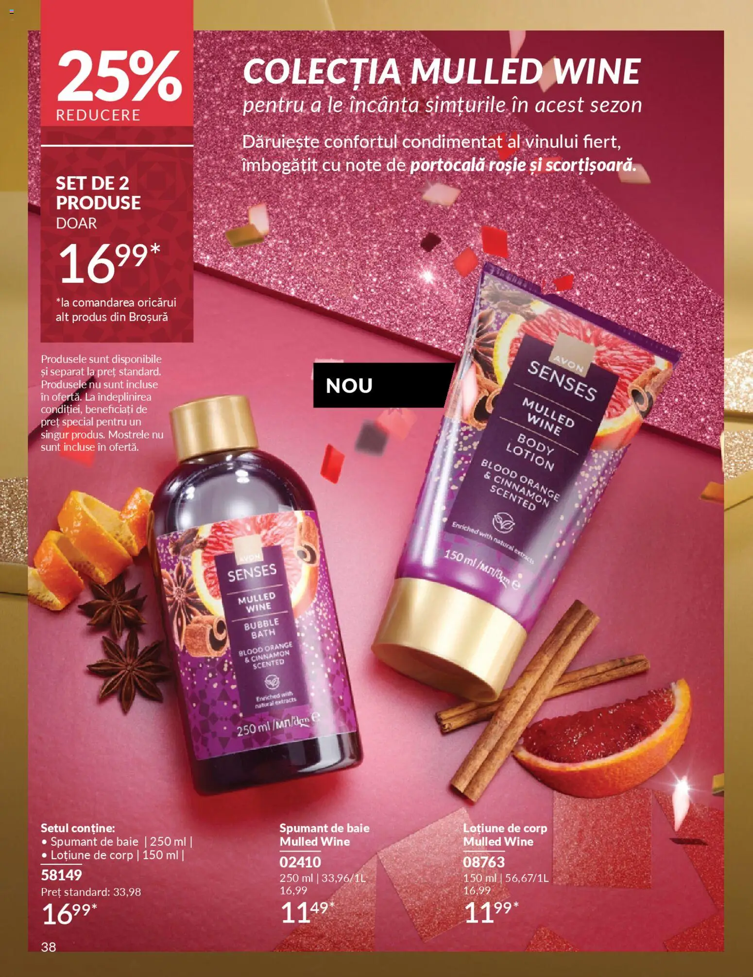 Catalog Avon 1 - 29 Noiembrie 2025 | Pagina 40 | Produse: Body, Spumant de baie