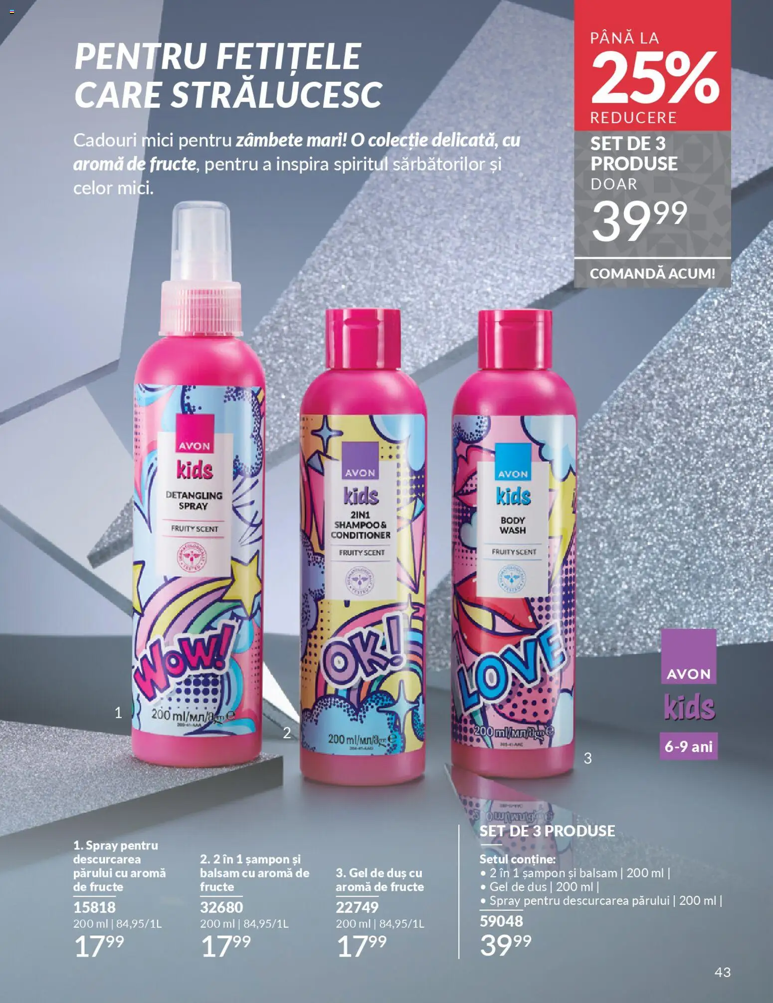 Catalog Avon 1 - 29 Noiembrie 2025 | Pagina 45 | Produse: Body, Duș, Mici, Gel de duș