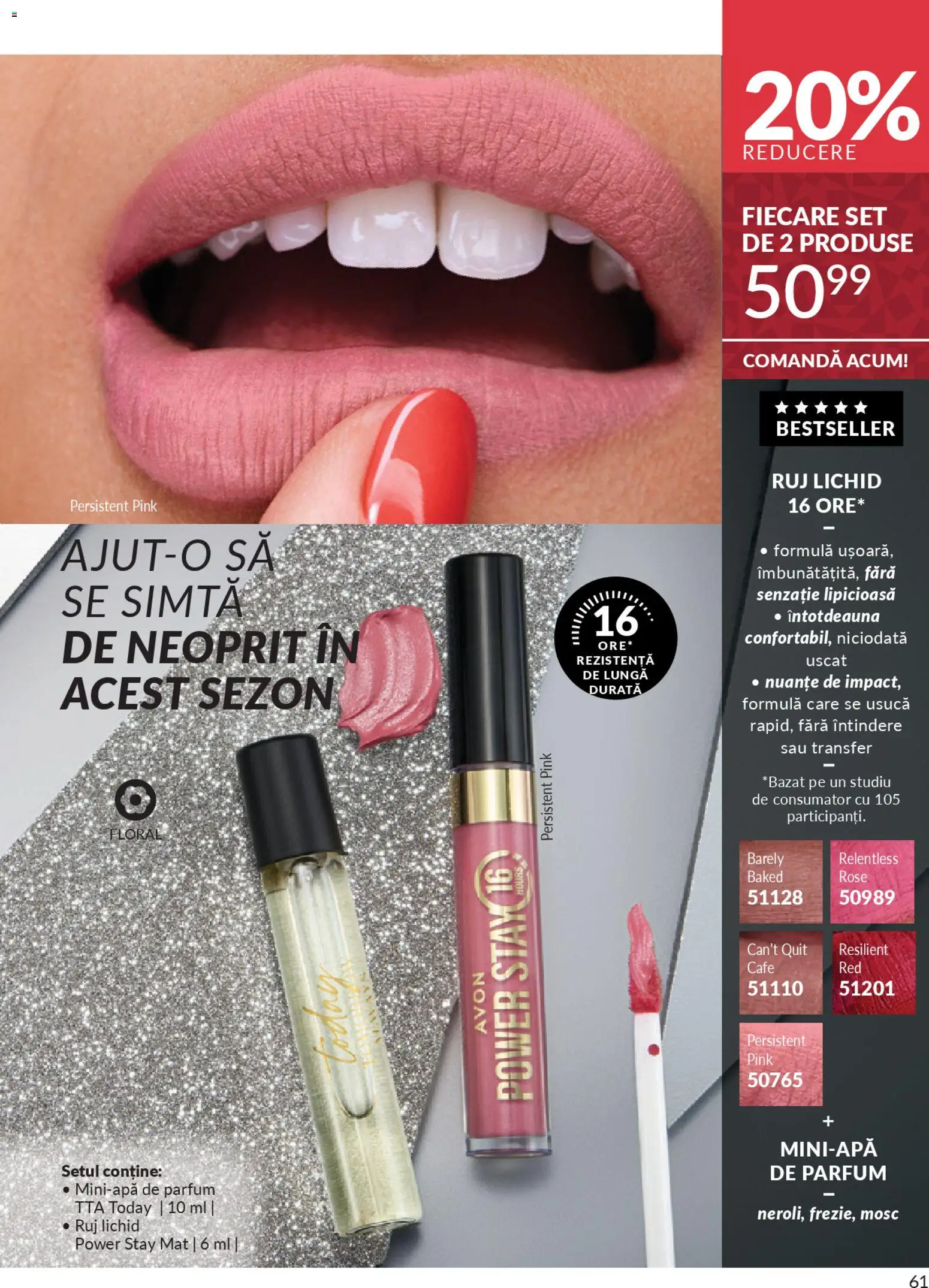 Catalog Avon 1 - 29 Noiembrie 2025 | Pagina 61 | Produse: Parfum, Ruj