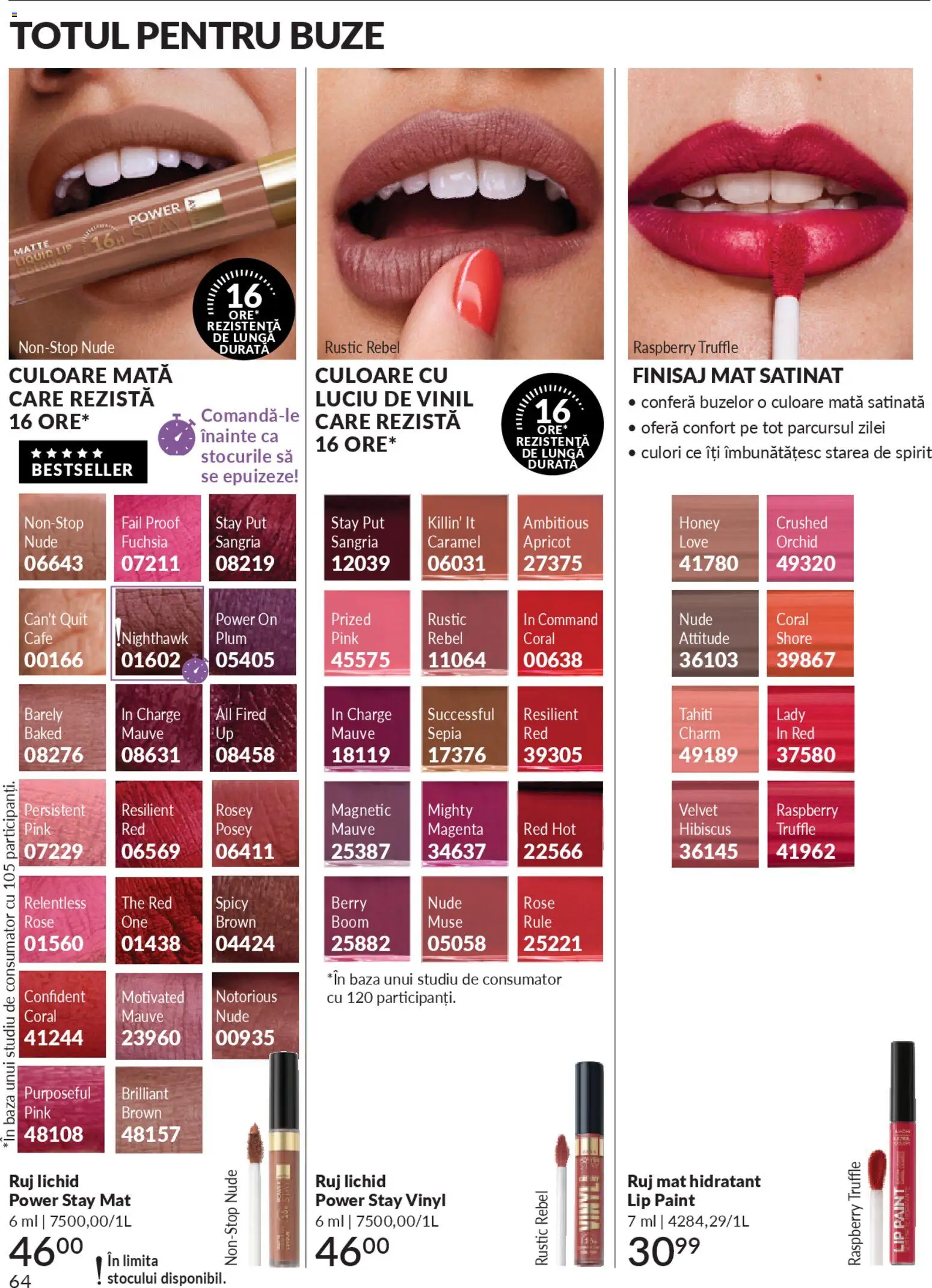 Catalog Avon 1 - 29 Noiembrie 2025 | Pagina 64 | Produse: Ruj