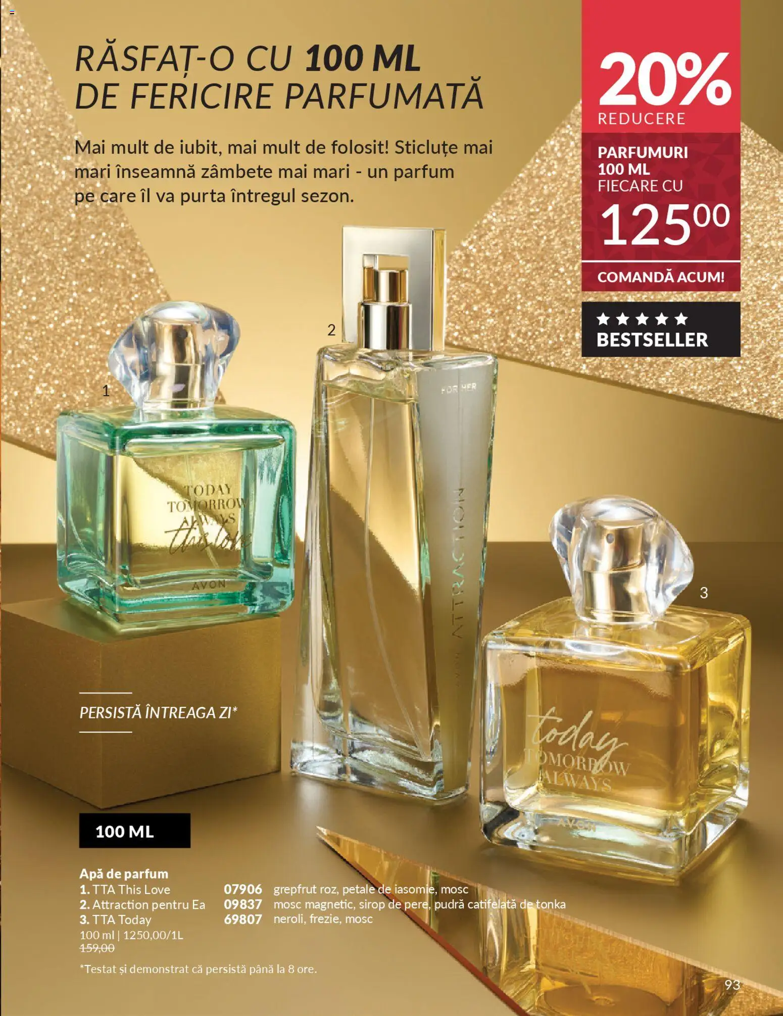 Catalog Avon 1 - 29 Noiembrie 2025 | Pagina 93 | Produse: Apă de parfum, Parfum, Grepfrut, Apă