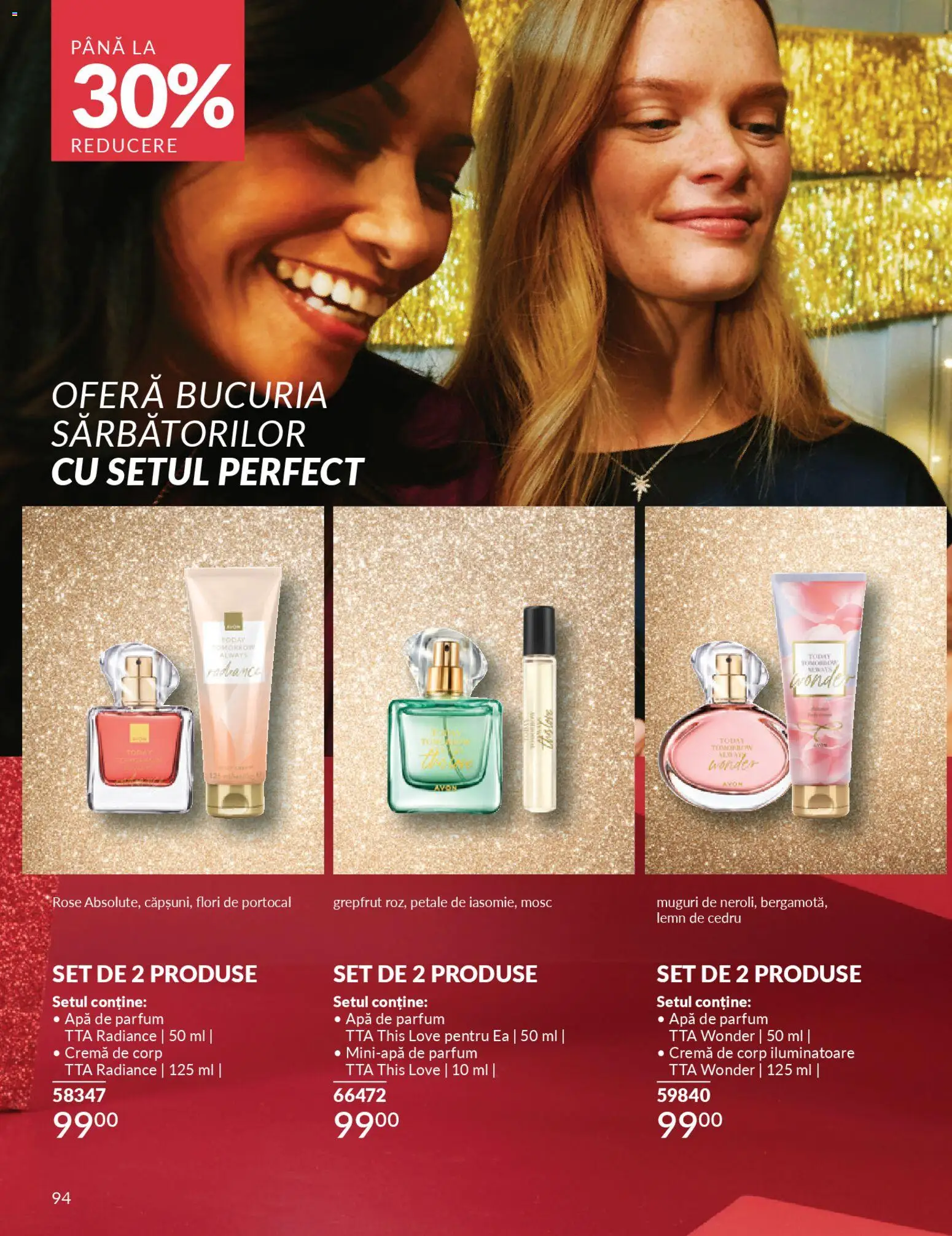 Catalog Avon 1 - 29 Noiembrie 2025 | Pagina 94 | Produse: Apă de parfum, Cremă, Grepfrut, Apă