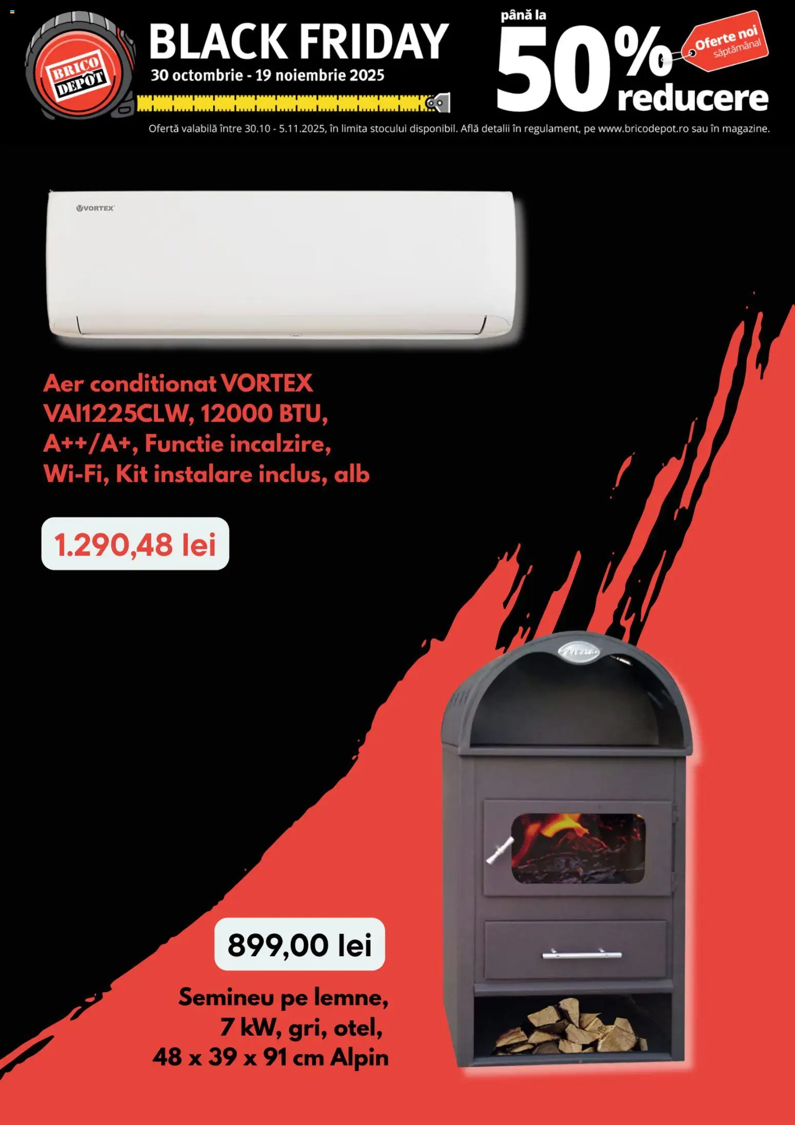 Catalog Brico Depot 30 Octombrie - 4 Noiembrie 2025 | Pagina 5 | Produse: Aer Condiționat, Șemineu