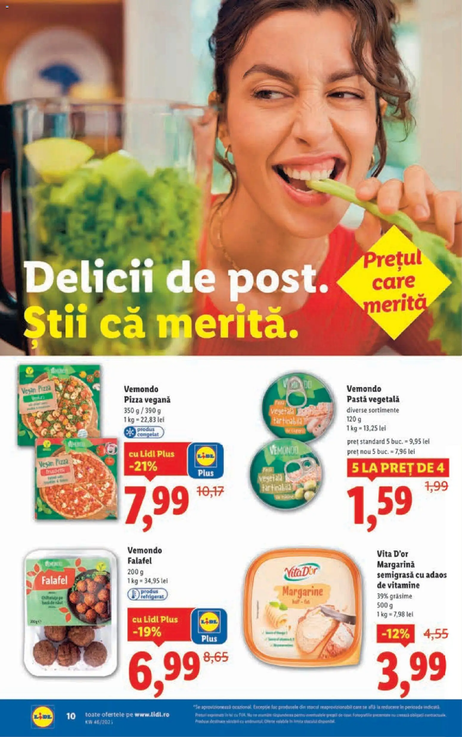 Catalog LIDL 10 - 15 Noiembrie 2025 | Pagina 10 | Produse: Pizza, Paste