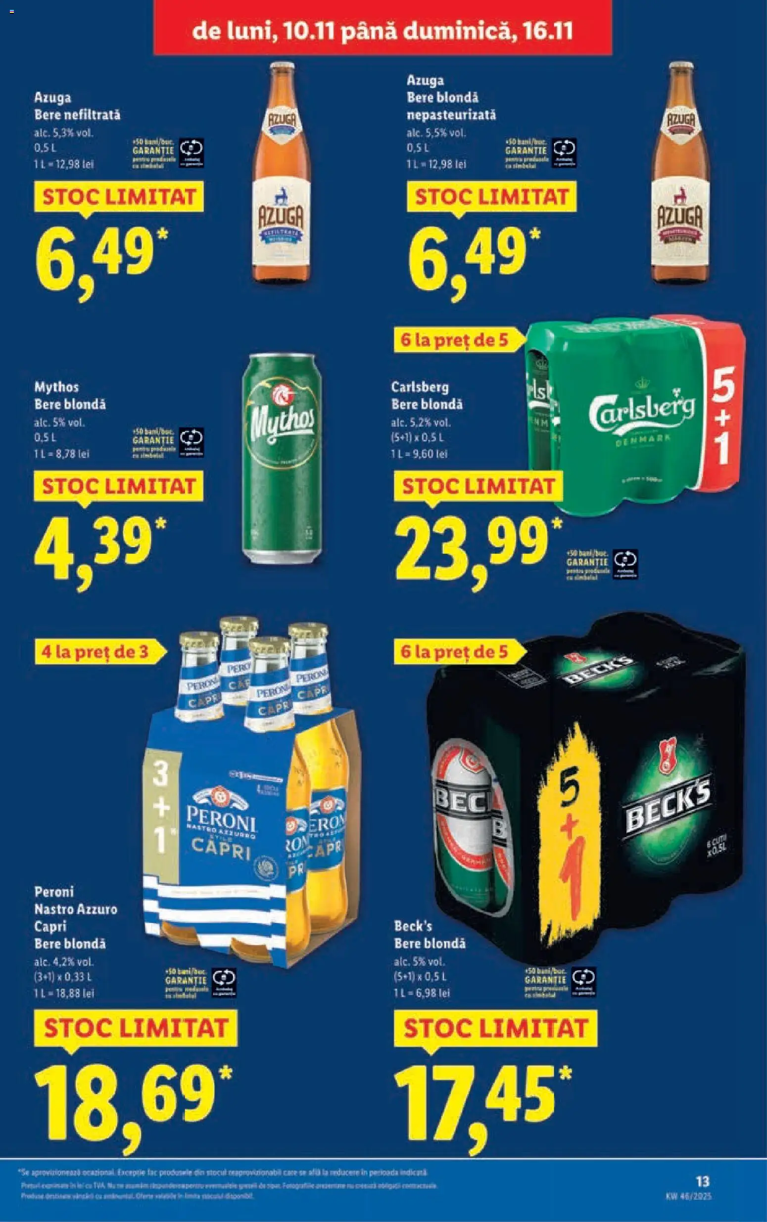 Catalog LIDL 10 - 15 Noiembrie 2025 | Pagina 13 | Produse: Bere