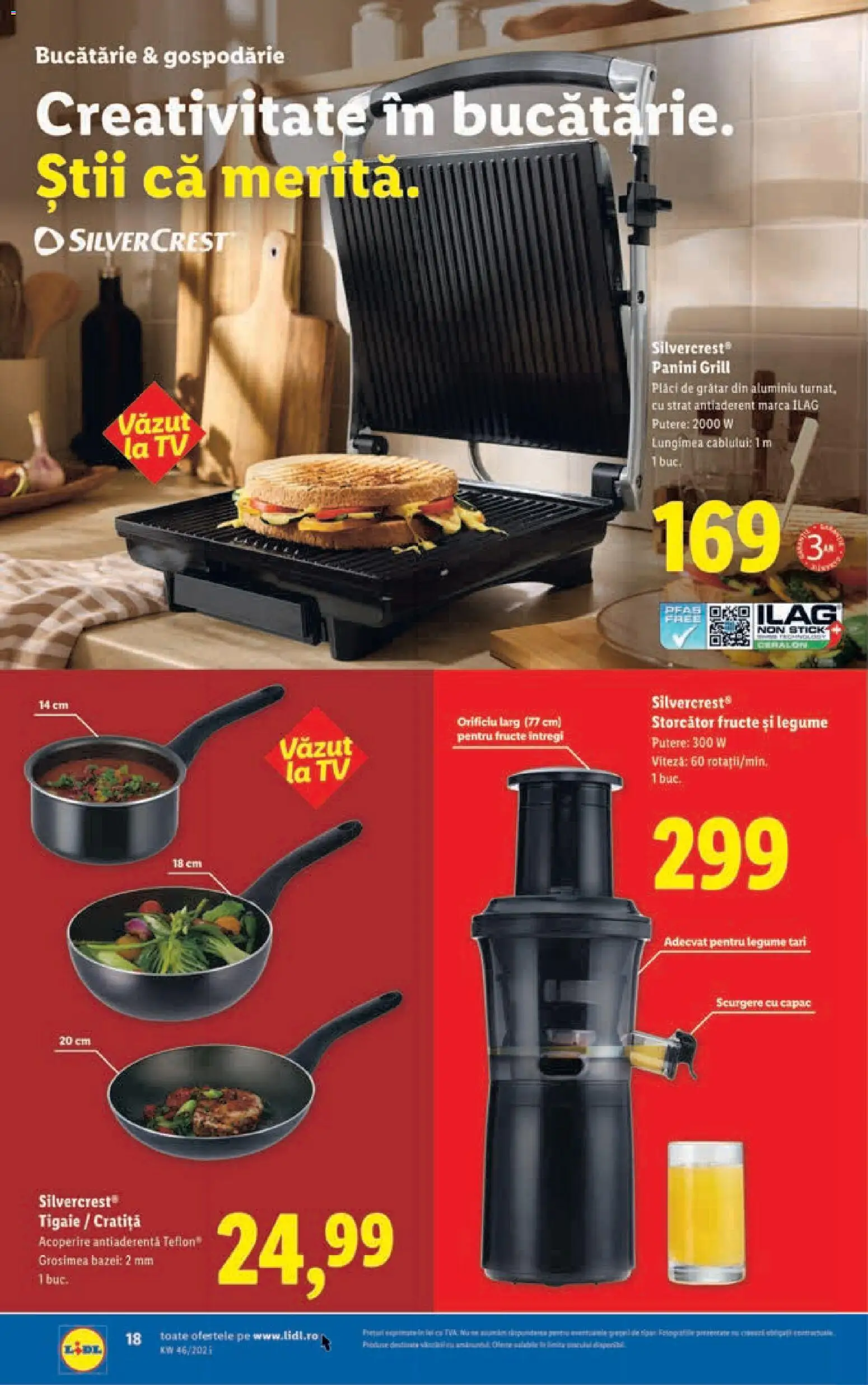 Catalog LIDL 10 - 15 Noiembrie 2025 | Pagina 18 | Produse: Storcător, Bucătărie, Legume, Fructe