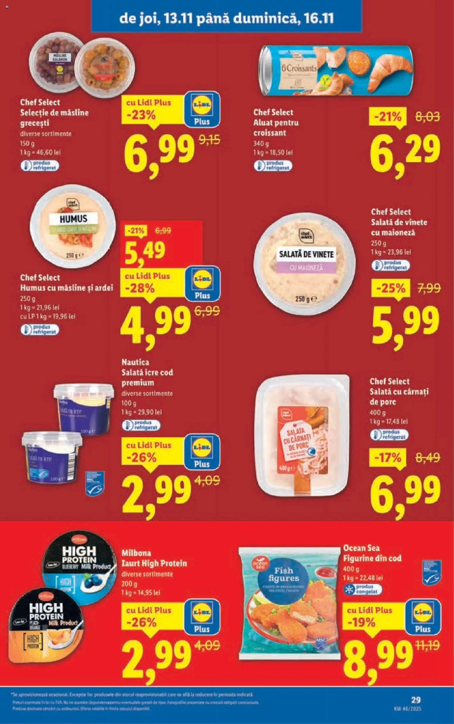 Catalog LIDL 10 - 15 Noiembrie 2025 | Pagina 29 | Produse: Măsline, Aluat, Ardei, Iaurt