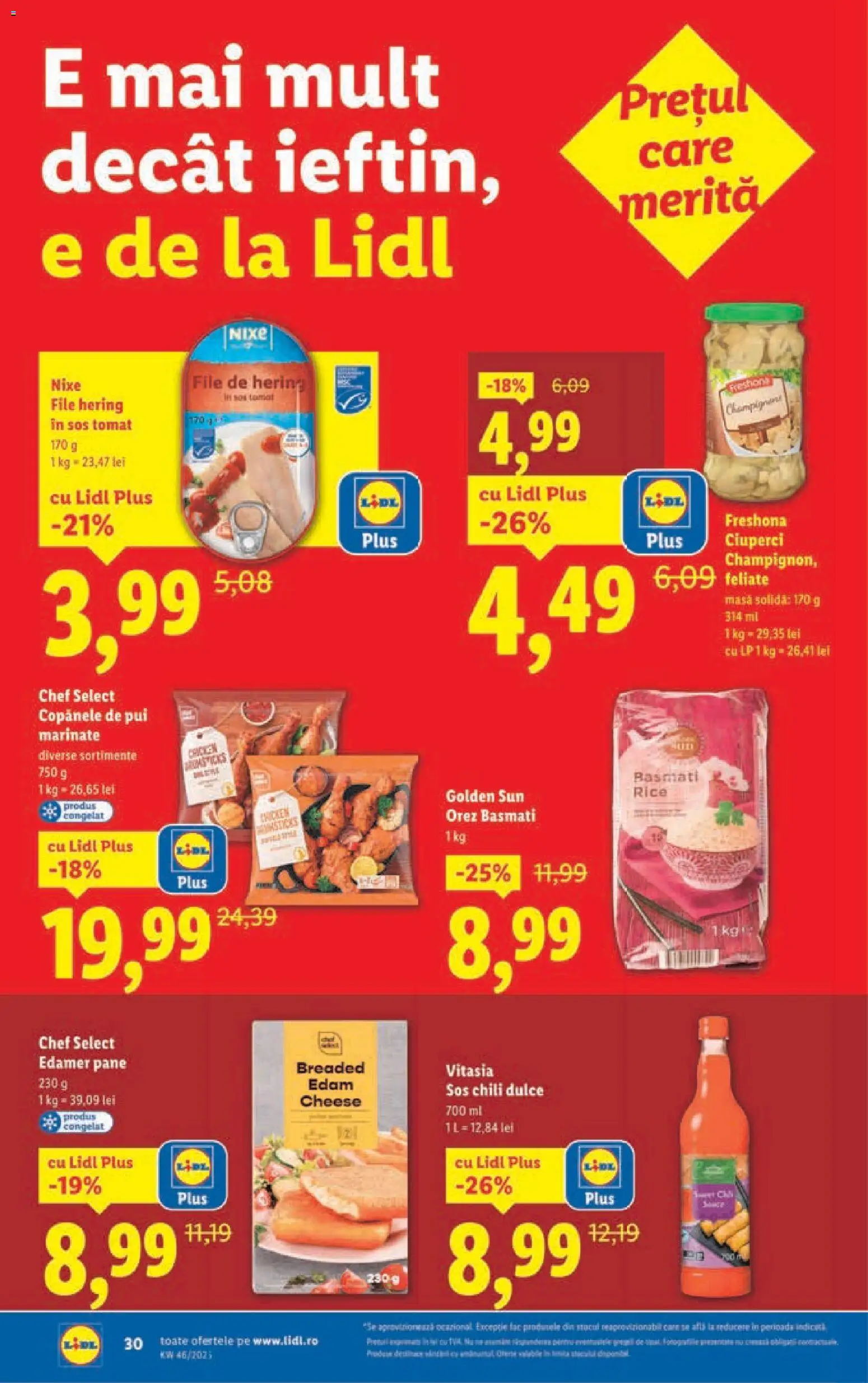Catalog LIDL 10 - 15 Noiembrie 2025 | Pagina 30 | Produse: Hacıyatmaz Kedi Oyuncağı, Ciuperci, Orez, Sos