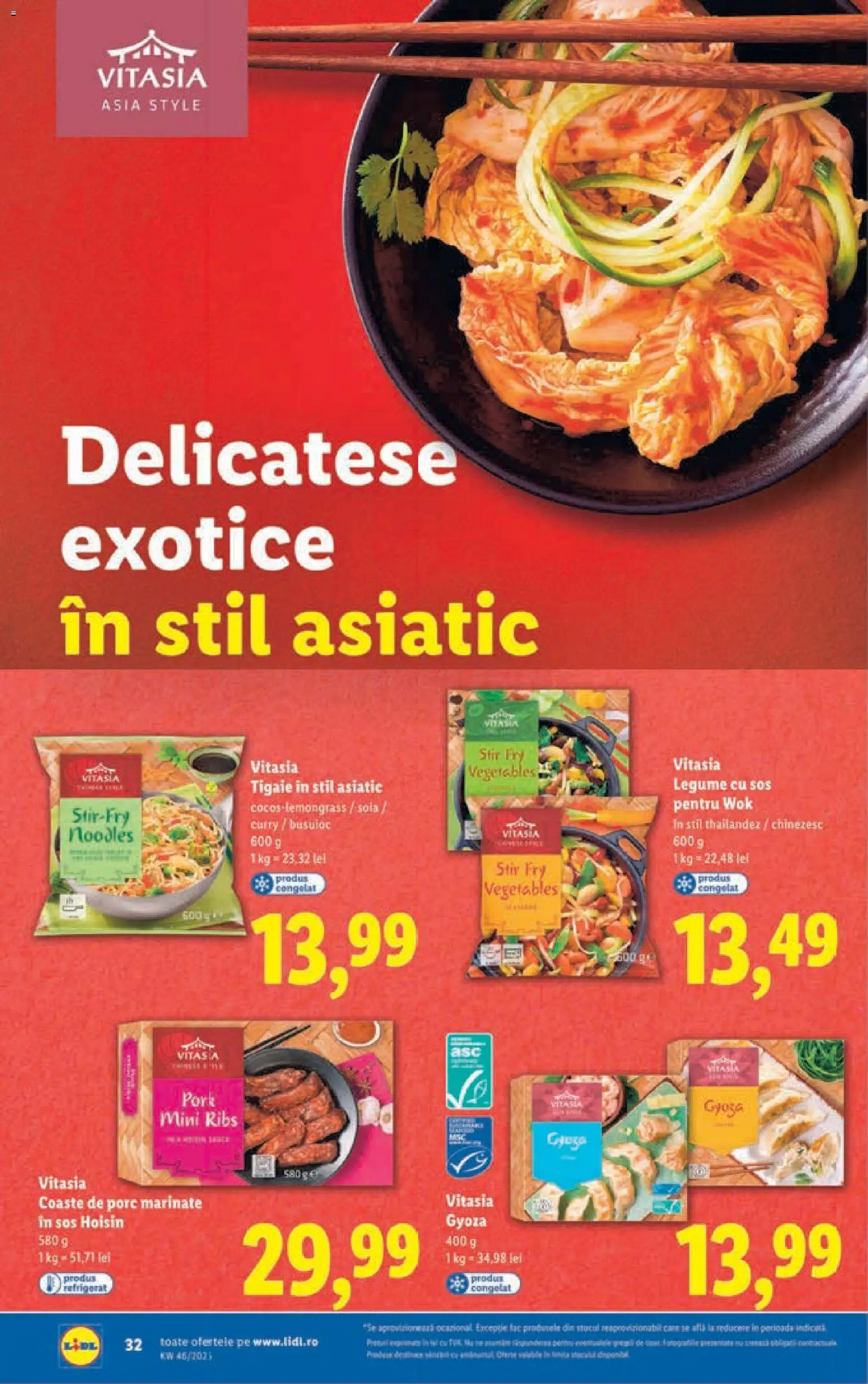 Catalog LIDL 10 - 15 Noiembrie 2025 | Pagina 32 | Produse: Delgeç, Tigaie, Noodles, Legume