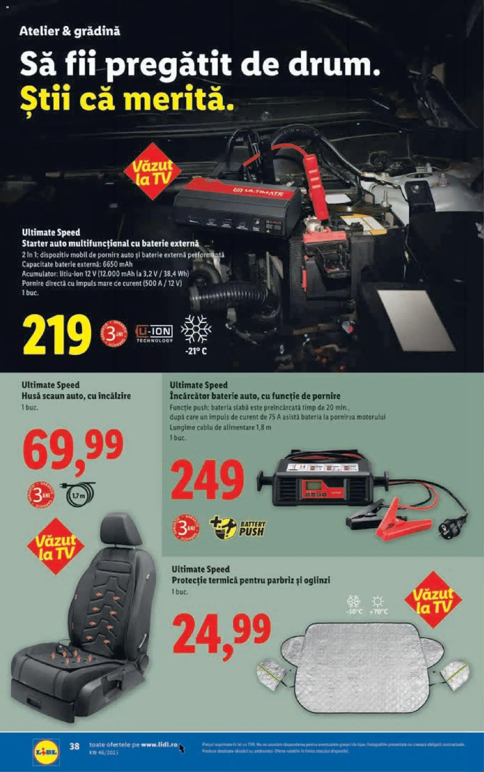 Catalog LIDL 10 - 15 Noiembrie 2025 | Pagina 38 | Produse: Încărcător, Cablu, Scaun, Baterie
