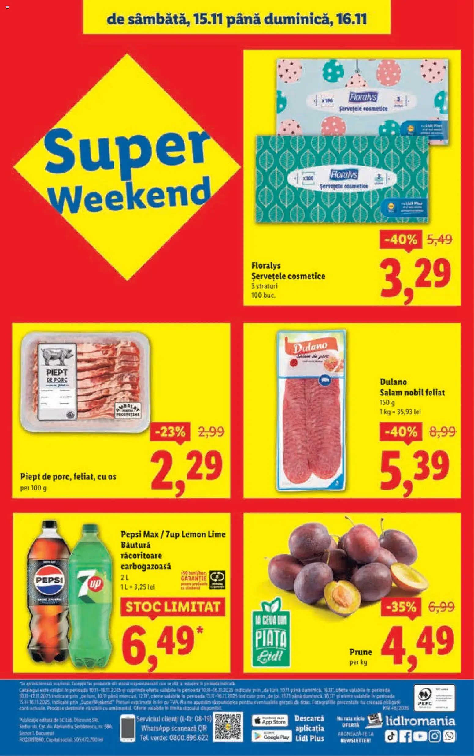 Catalog LIDL 10 - 15 Noiembrie 2025 | Pagina 40 | Produse: Lime, Salam, Prune