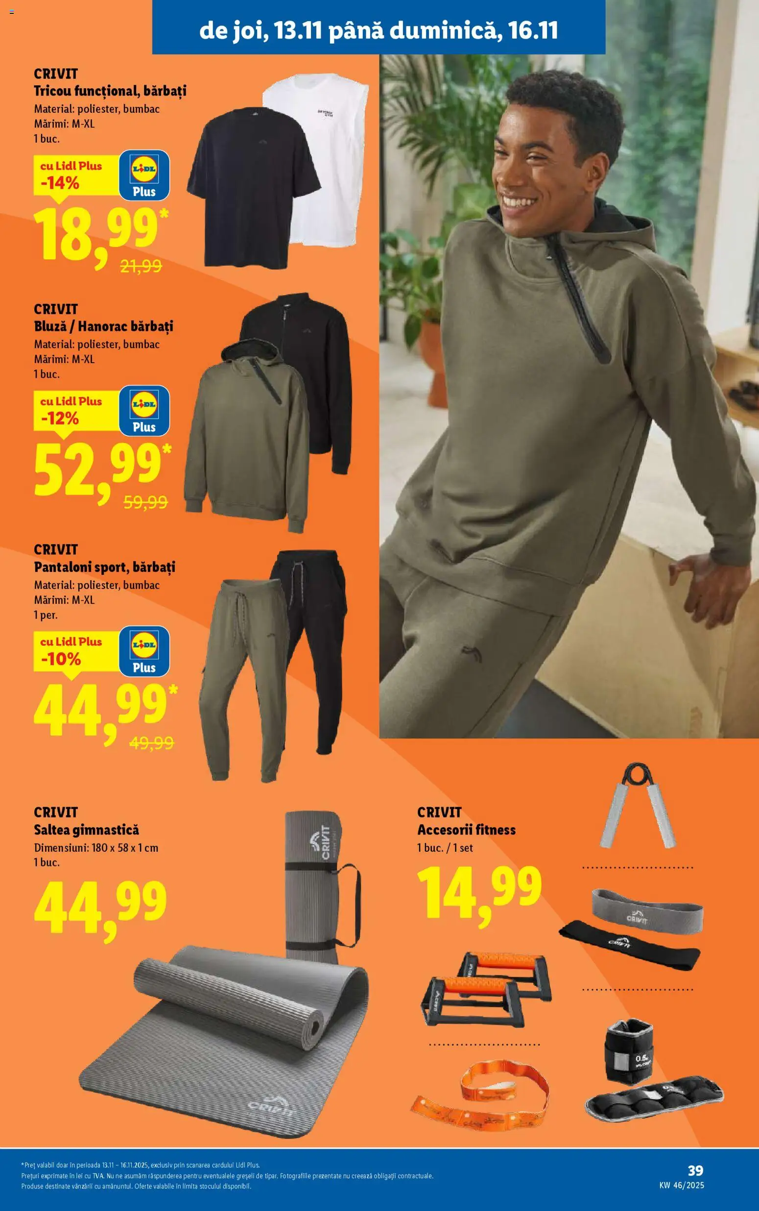 Catalog LIDL 10 - 15 Noiembrie 2025 | Pagina 15 | Produse: Tricou, Bluză, Pantaloni, Keşe
