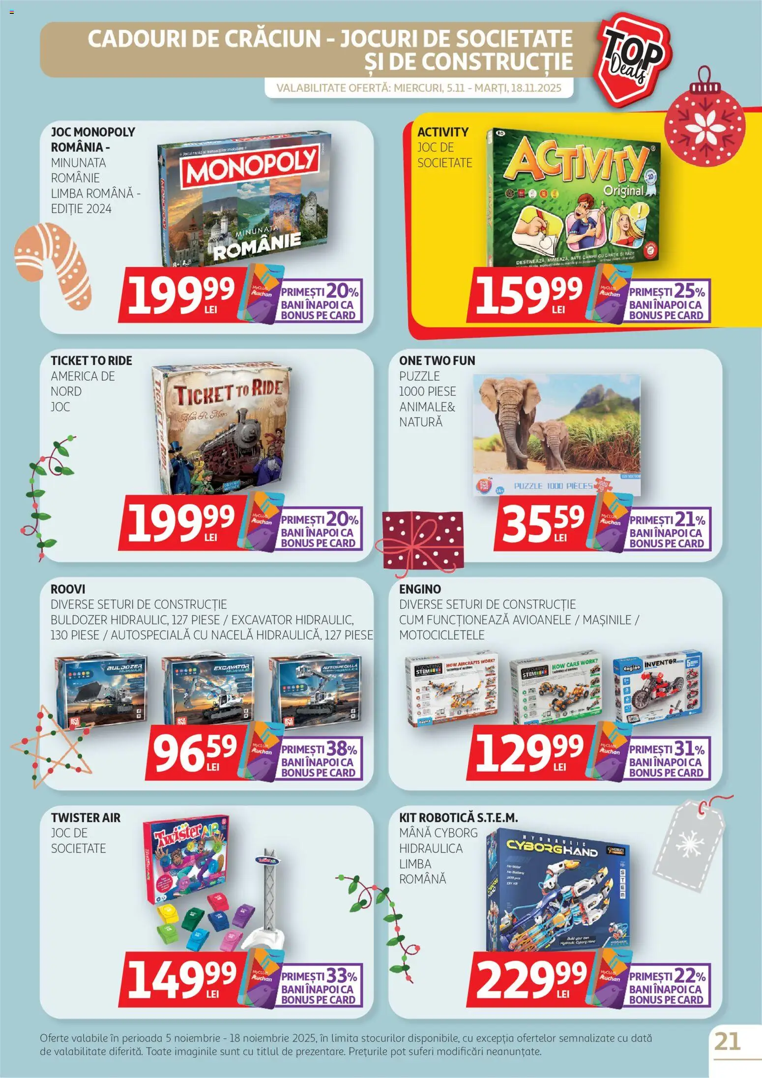 Catalog Auchan 5 - 17 Noiembrie 2025 | Pagina 21 | Produse: Joc