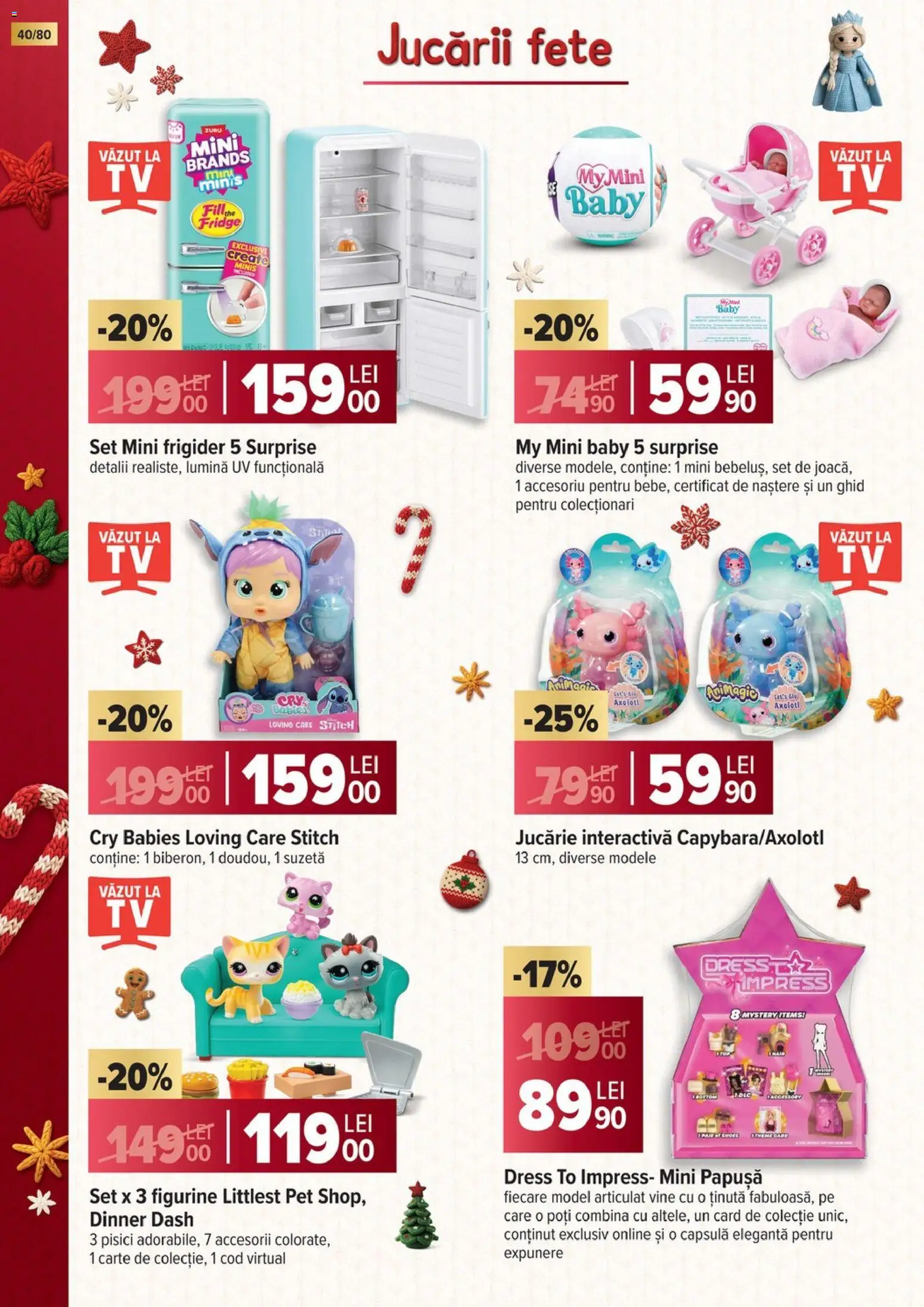 Catalog Carrefour 5 Noiembrie 2025 - 6 Ianuarie 2026 | Pagina 40 | Produse: Suzetă, Tavuk suyu, Frigider