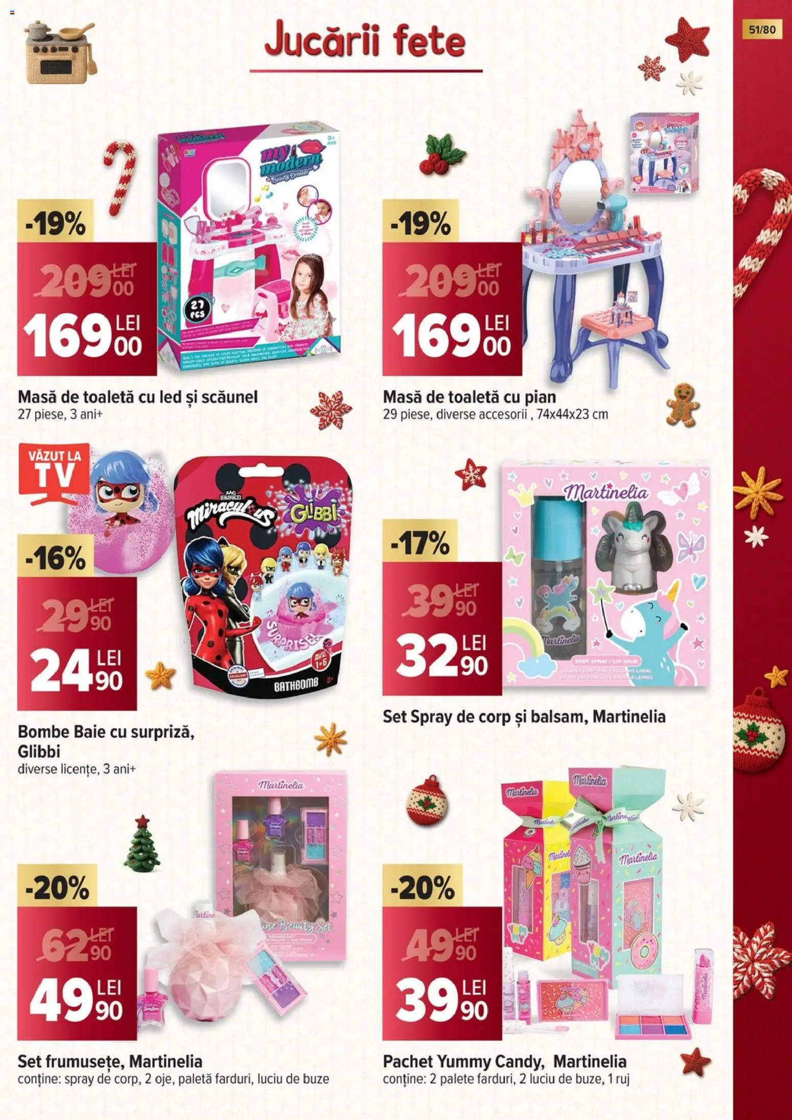 Catalog Carrefour 5 Noiembrie 2025 - 6 Ianuarie 2026 | Pagina 51 | Produse: Masă, Babak, Toaletă, Ruj