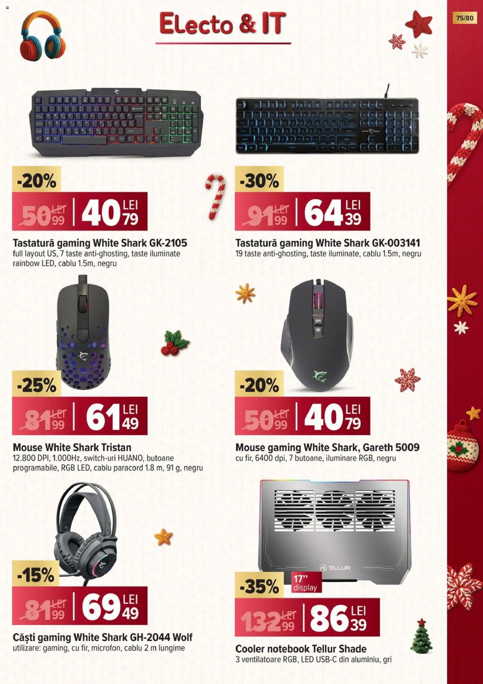 Catalog Carrefour 5 Noiembrie 2025 - 6 Ianuarie 2026 | Pagina 75 | Produse: Notebook, Tastatură, Căști, Babak