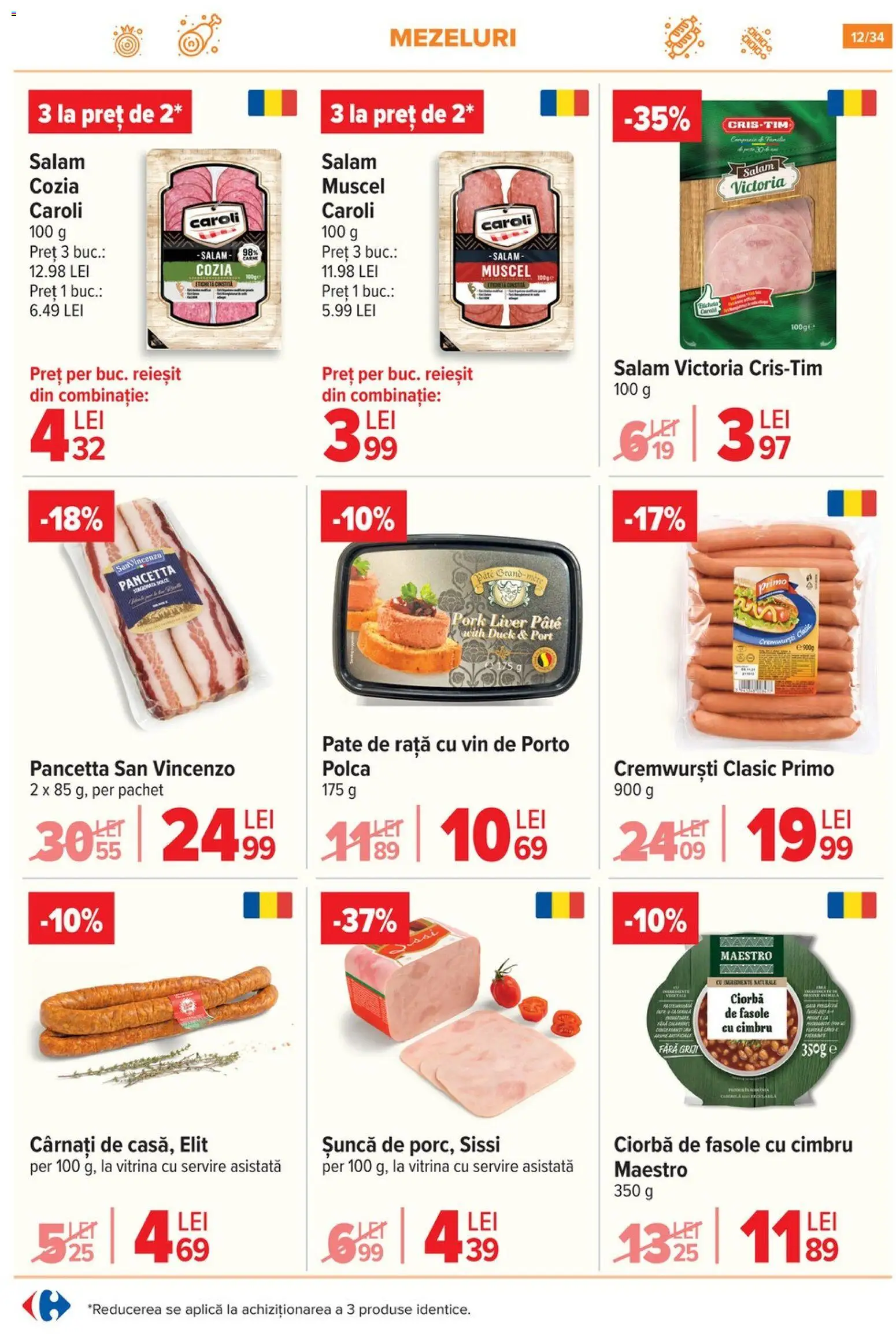 Catalog Carrefour 5 - 10 Noiembrie 2025 | Pagina 12 | Produse: Rață, Salam, Vin, Cârnați