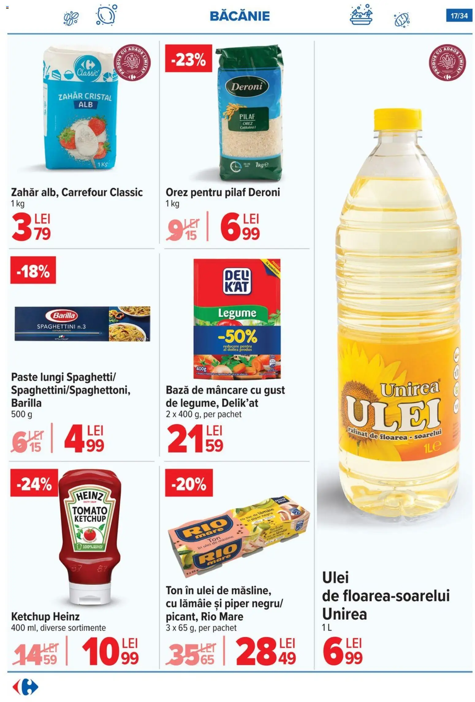 Catalog Carrefour 5 - 10 Noiembrie 2025 | Pagina 17 | Produse: Ulei, Orez, Ketchup, Legume