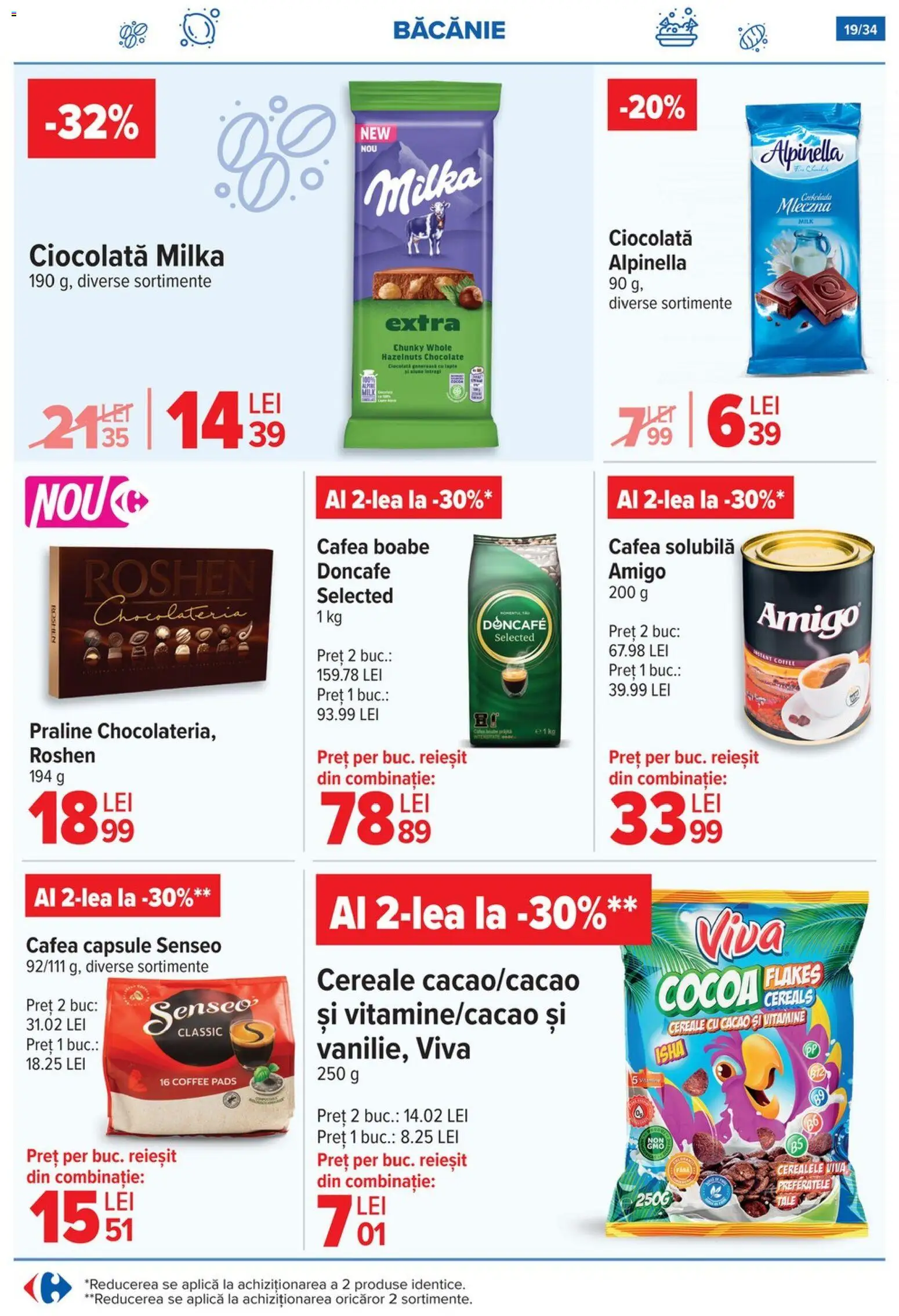 Catalog Carrefour 5 - 10 Noiembrie 2025 | Pagina 19 | Produse: Praline, Cafea, Ciocolată, Cereale