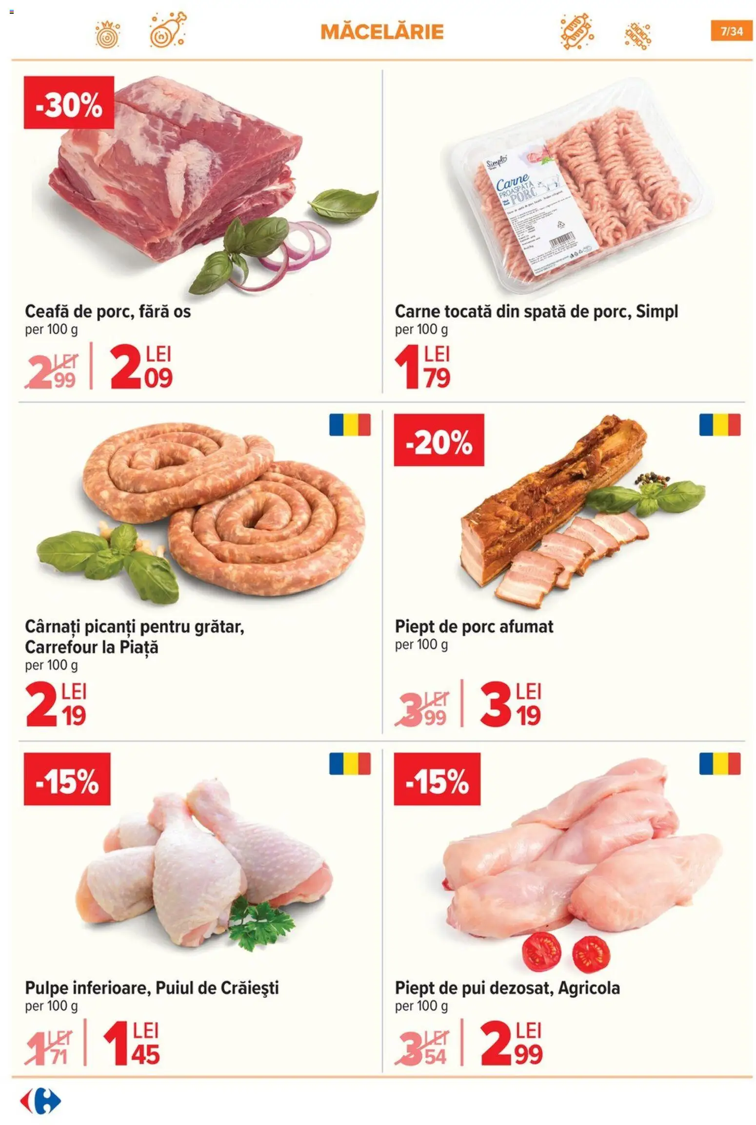 Catalog Carrefour 5 - 10 Noiembrie 2025 | Pagina 7 | Produse: Hacıyatmaz Kedi Oyuncağı, Carne tocată, Cârnați