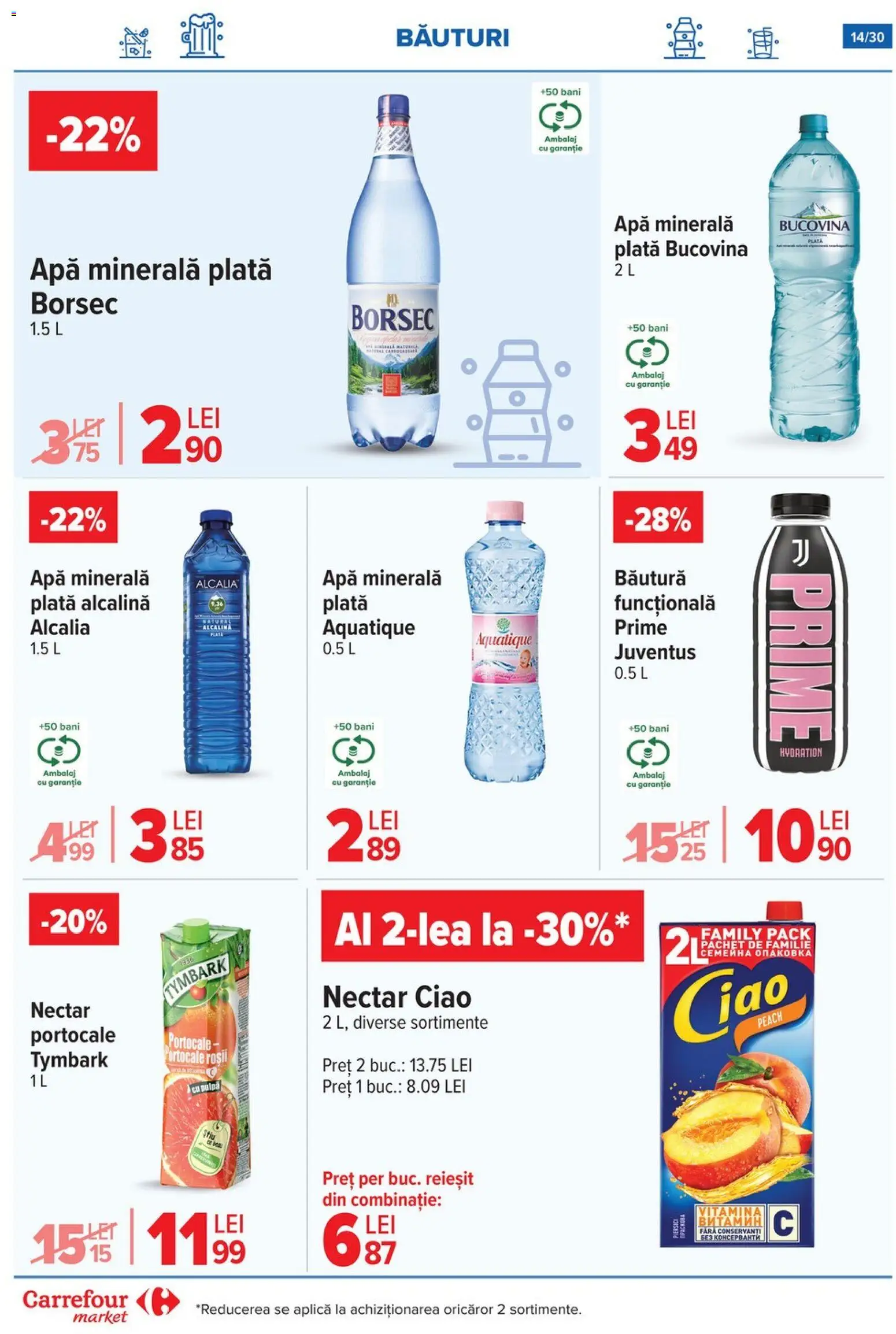 Catalog Carrefour 5 - 10 Noiembrie 2025 | Pagina 14 | Produse: Yazı tahtası kalemi, Portocale, Roșii, Apă