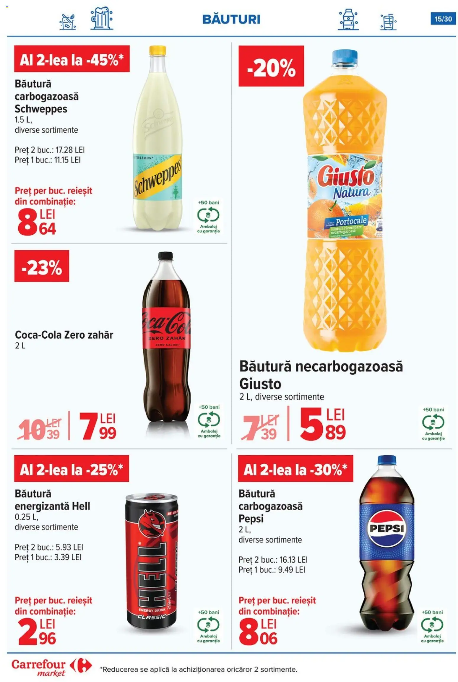 Catalog Carrefour 5 - 10 Noiembrie 2025 | Pagina 15 | Produse: Băutură energizantă, Portocale, Zahăr